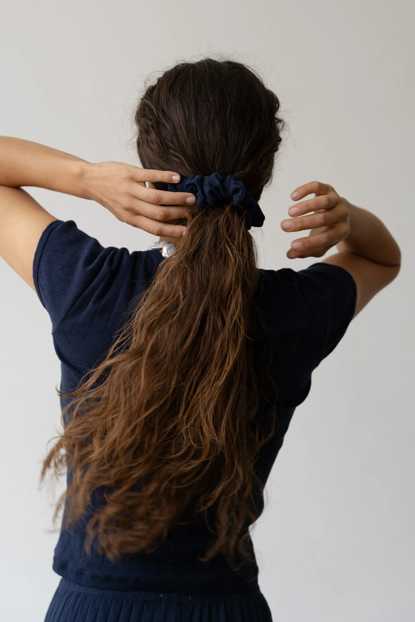 The Pointelle Scrunchie sold by DONNI. product image thumbnail 2