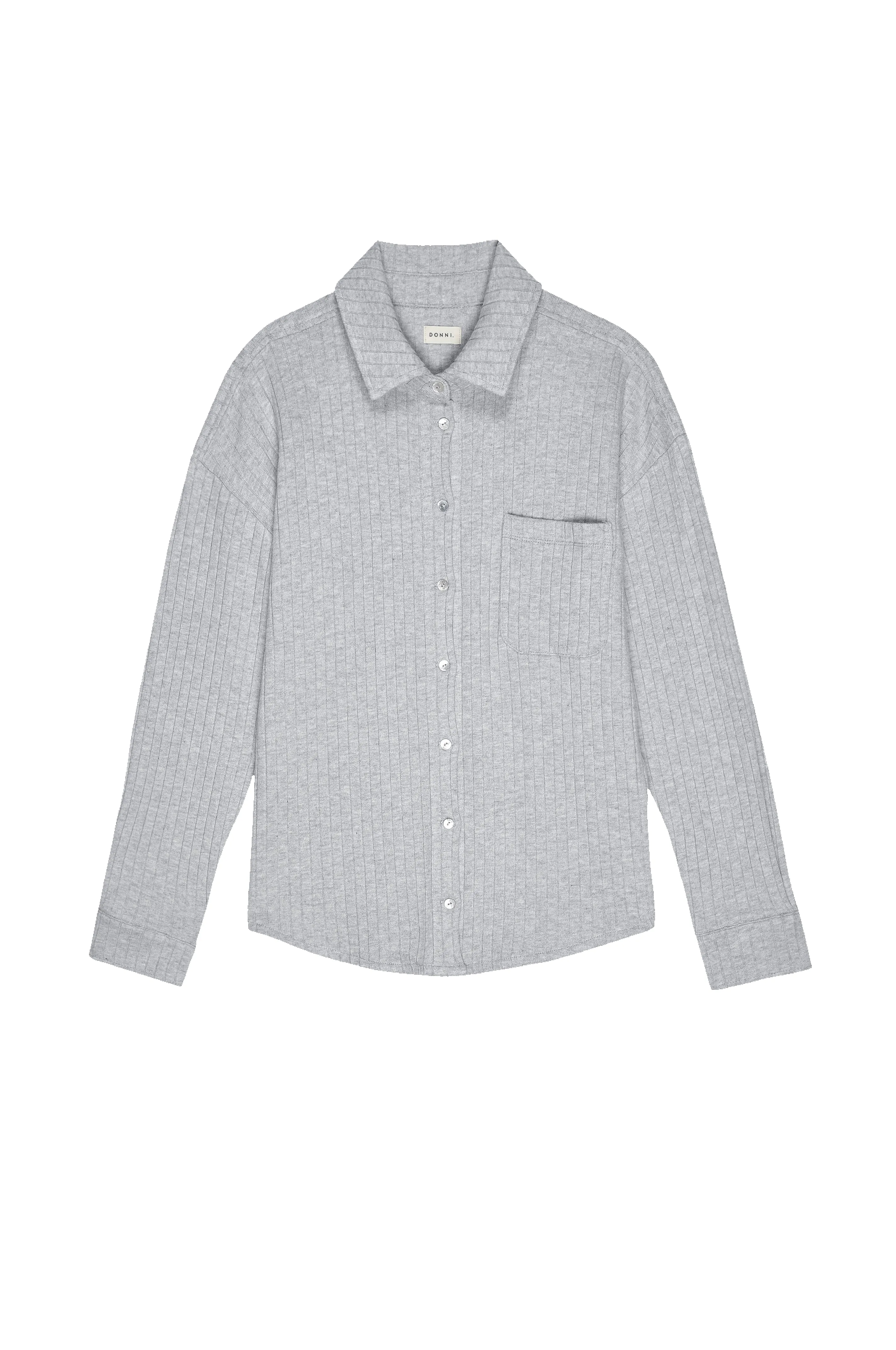 The Sweater Rib Button Down sold by DONNI. product image thumbnail 2