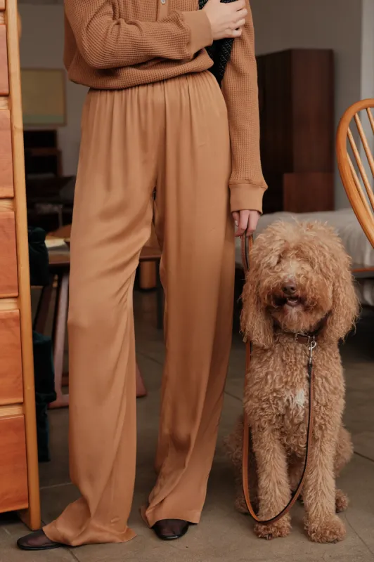 The Satiny Simple Pant sold by DONNI.