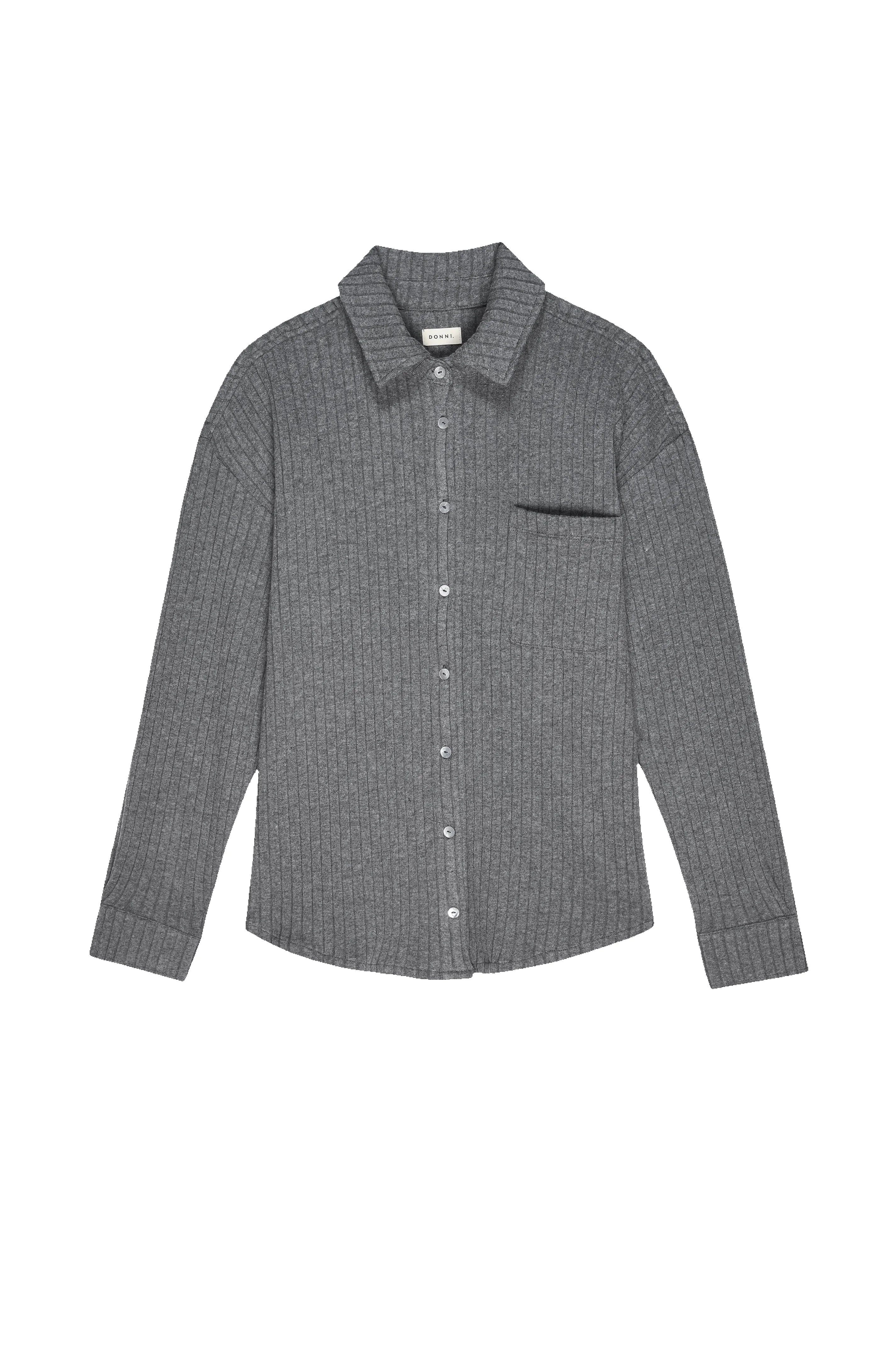 The Sweater Rib Button Down sold by DONNI. product image thumbnail 2