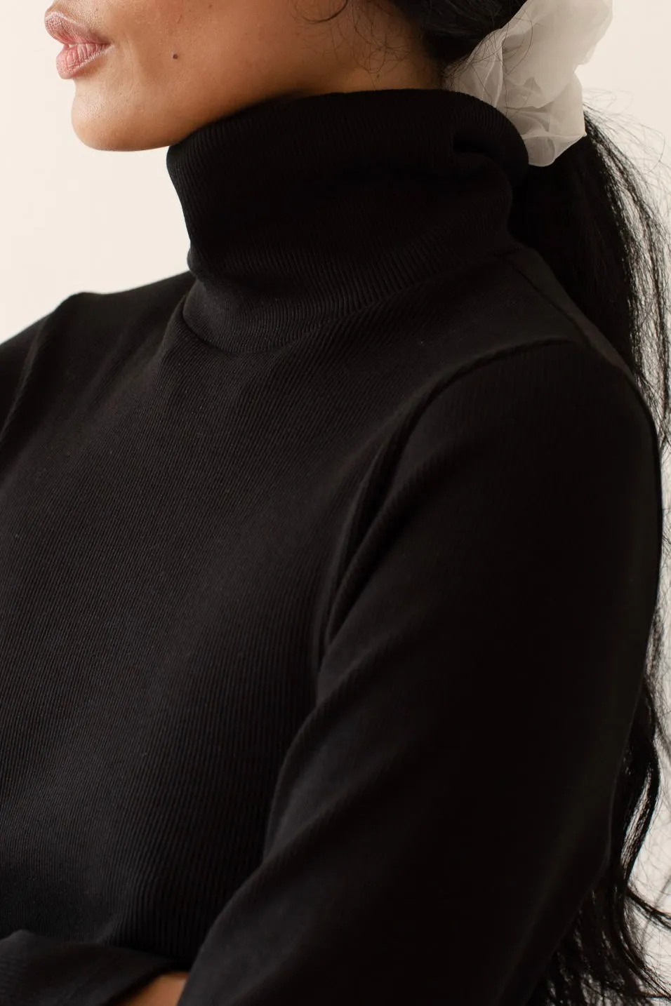 The Rib Turtleneck sold by DONNI. product image thumbnail 5