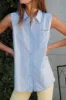The Pop Sleeveless Shirt sold by DONNI.