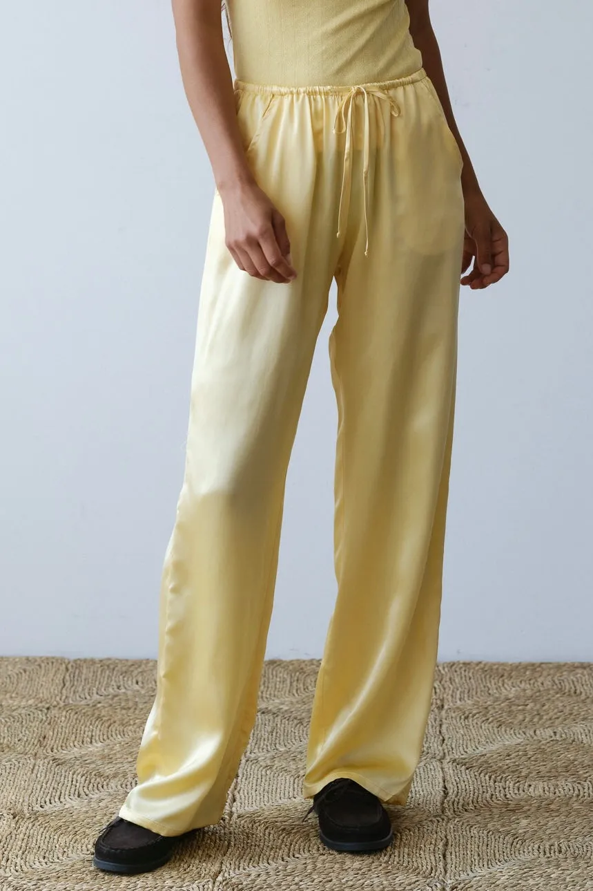 The Silk Drawstring Pant sold by DONNI.