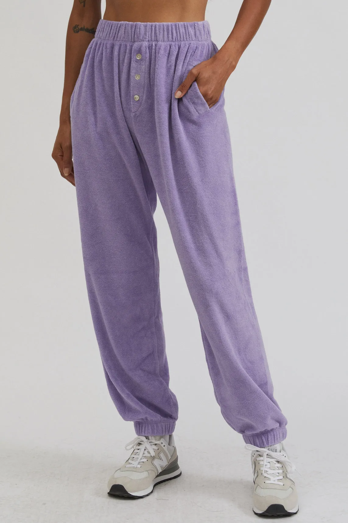 terry henley sweatpant sold by DONNI.