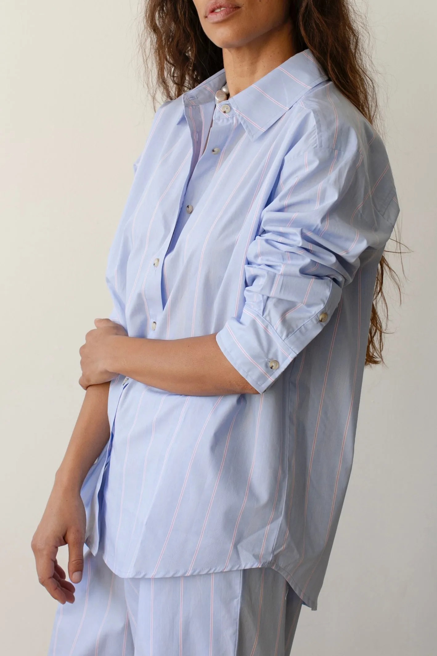 The Pop Button Down sold by DONNI.