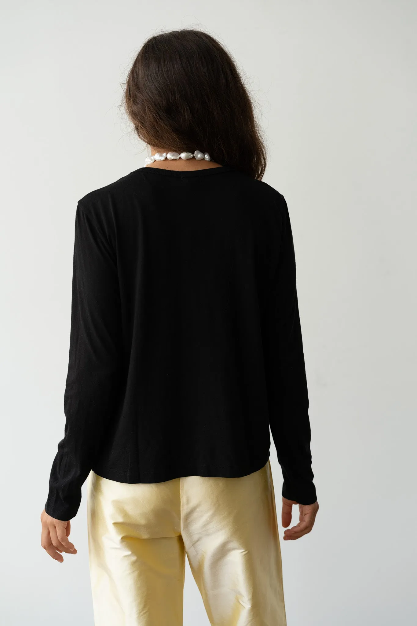 The Jersey Long Sleeve Tee sold by DONNI. product image thumbnail 5