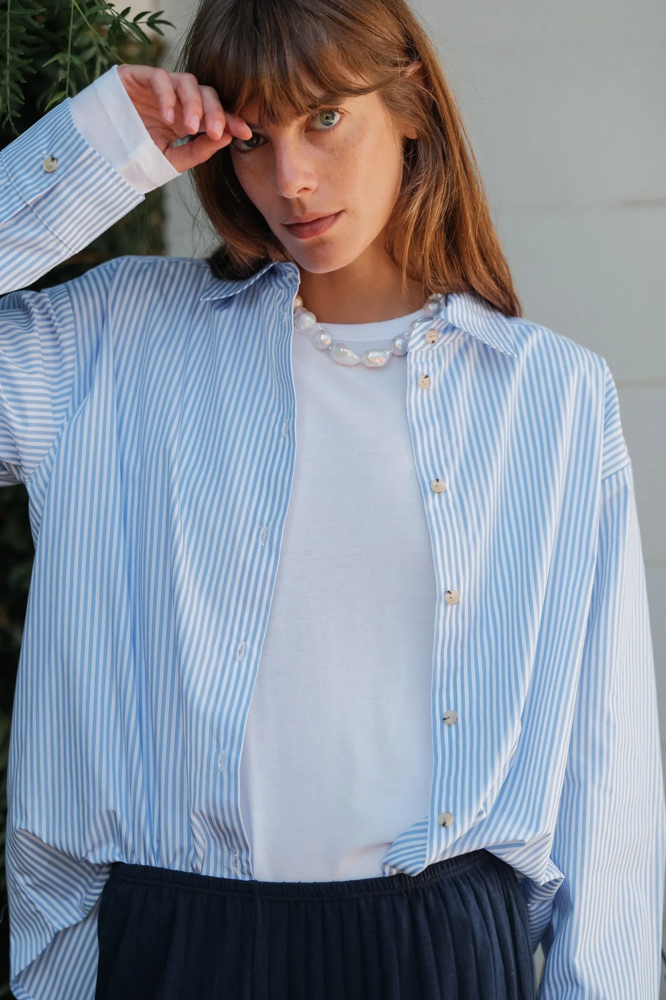 The Pop Button Down sold by DONNI.