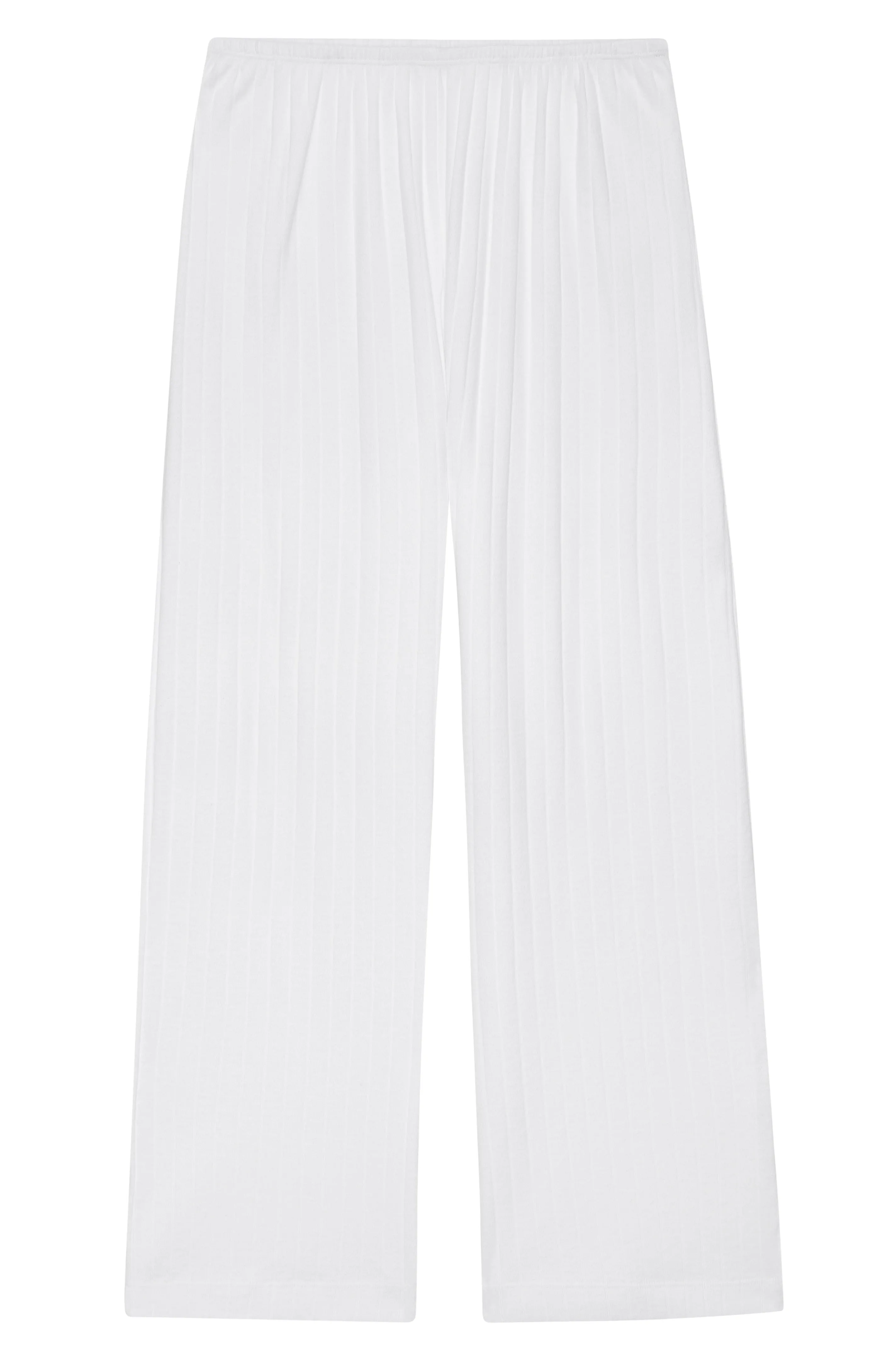 The Pointelle Simple Crop Pant sold by DONNI. product image thumbnail 2