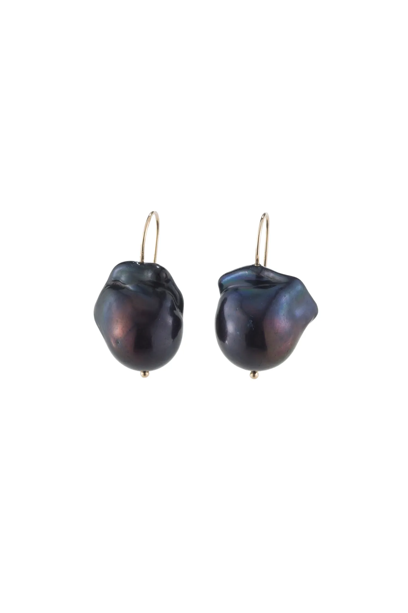 The June Black Pearl Drop Earrings sold by DONNI. product image thumbnail 2