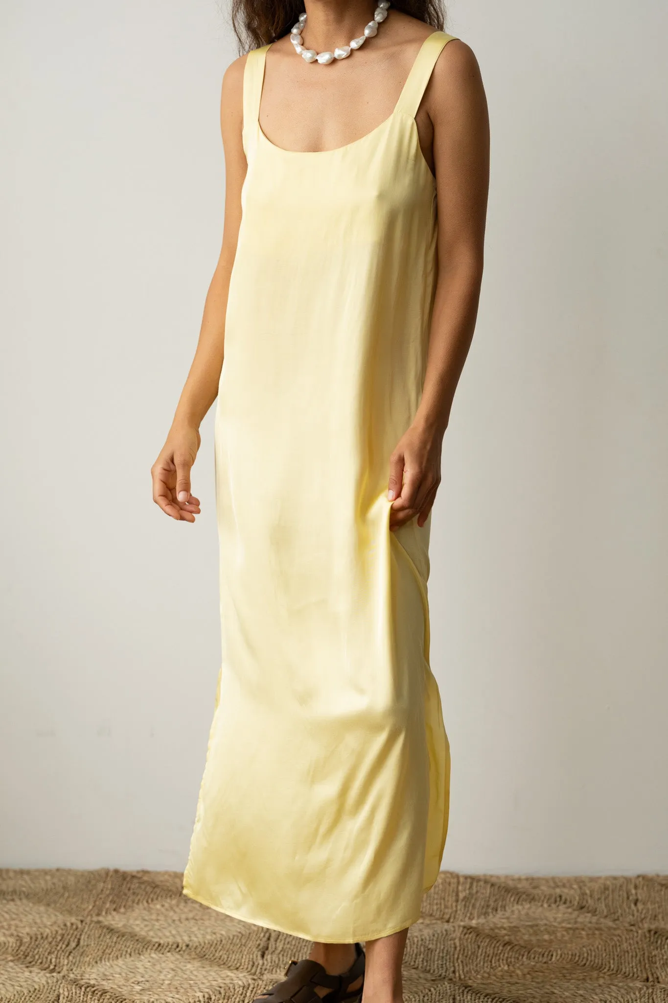 The Silky Cami Dress sold by DONNI. product image thumbnail 4