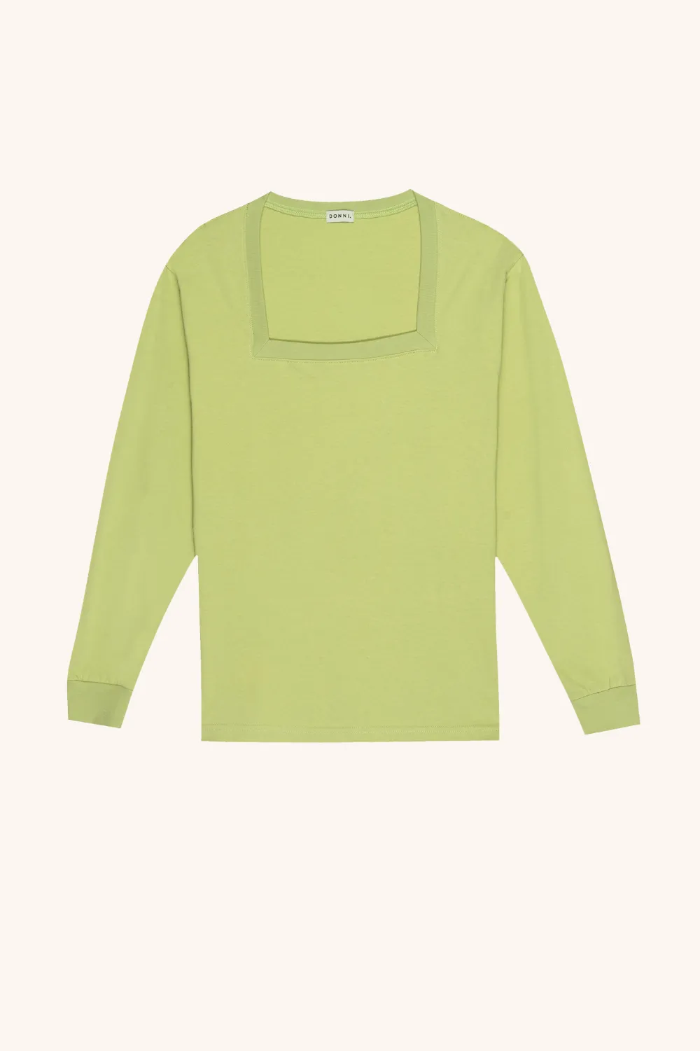 jersey square neck long sleeve sold by DONNI. product image thumbnail 2