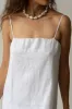 The Linen Spaghetti Dress sold by DONNI.
