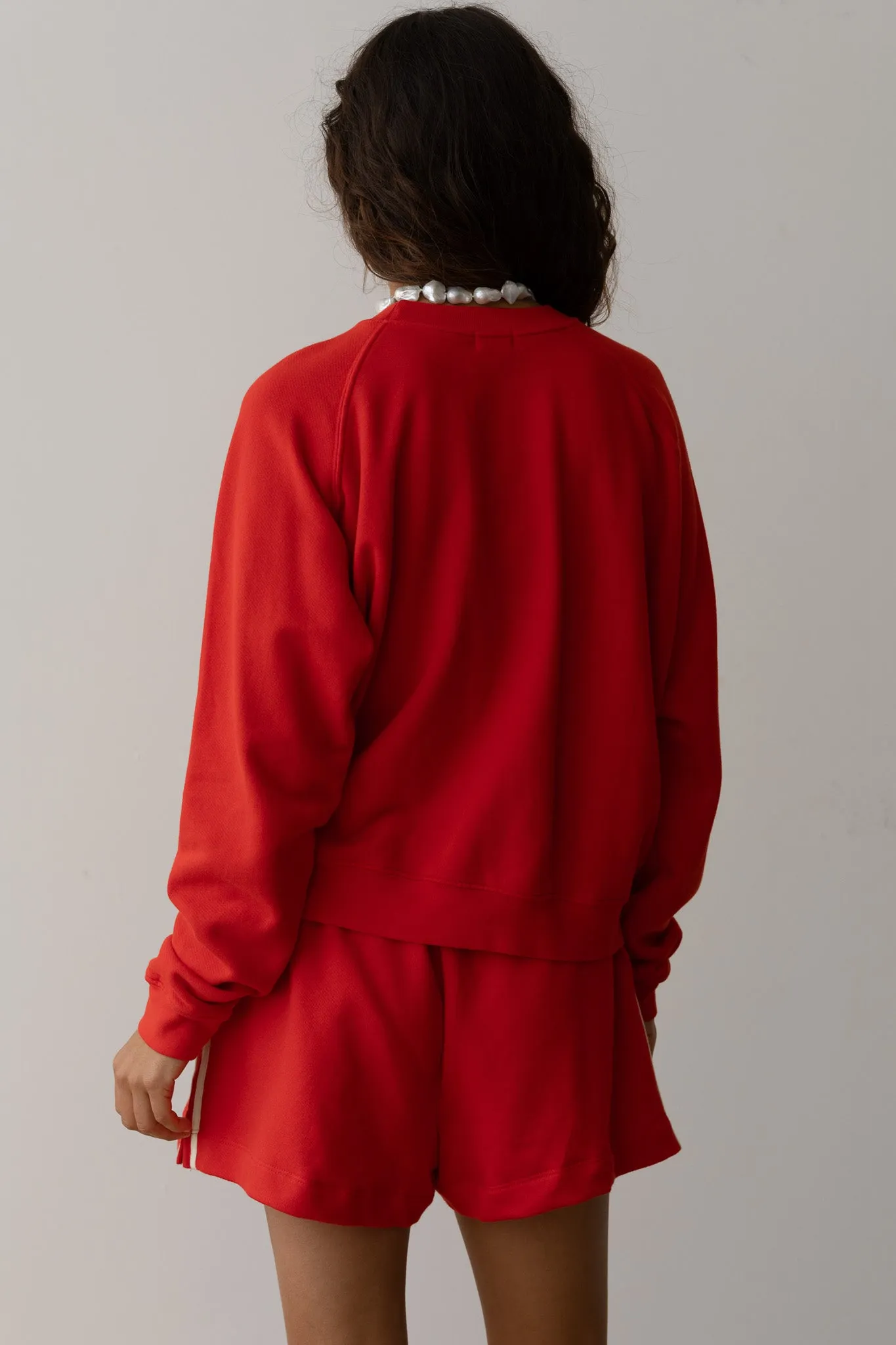 The Stripe Eco-Terry Short sold by DONNI. product image thumbnail 5