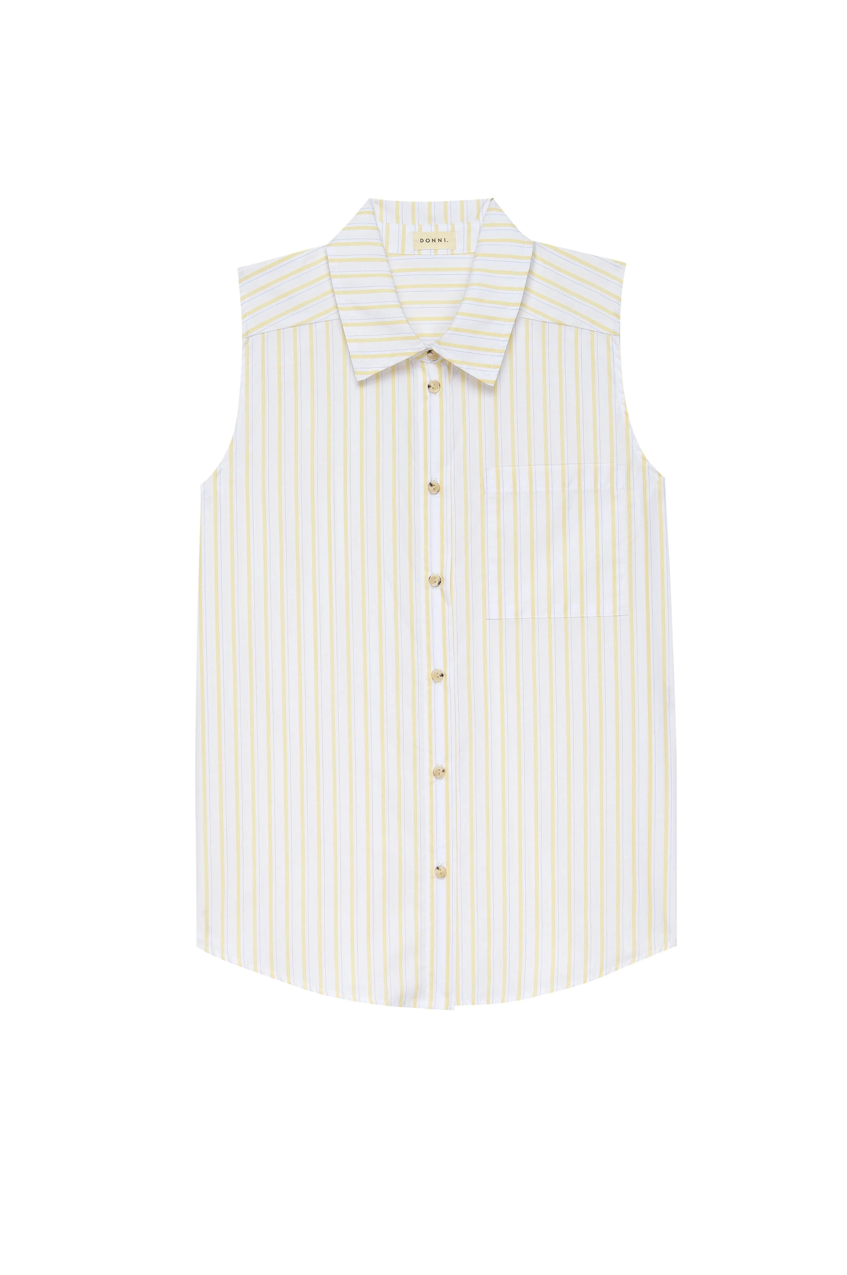 The Pop Sleeveless Shirt sold by DONNI. product image thumbnail 2