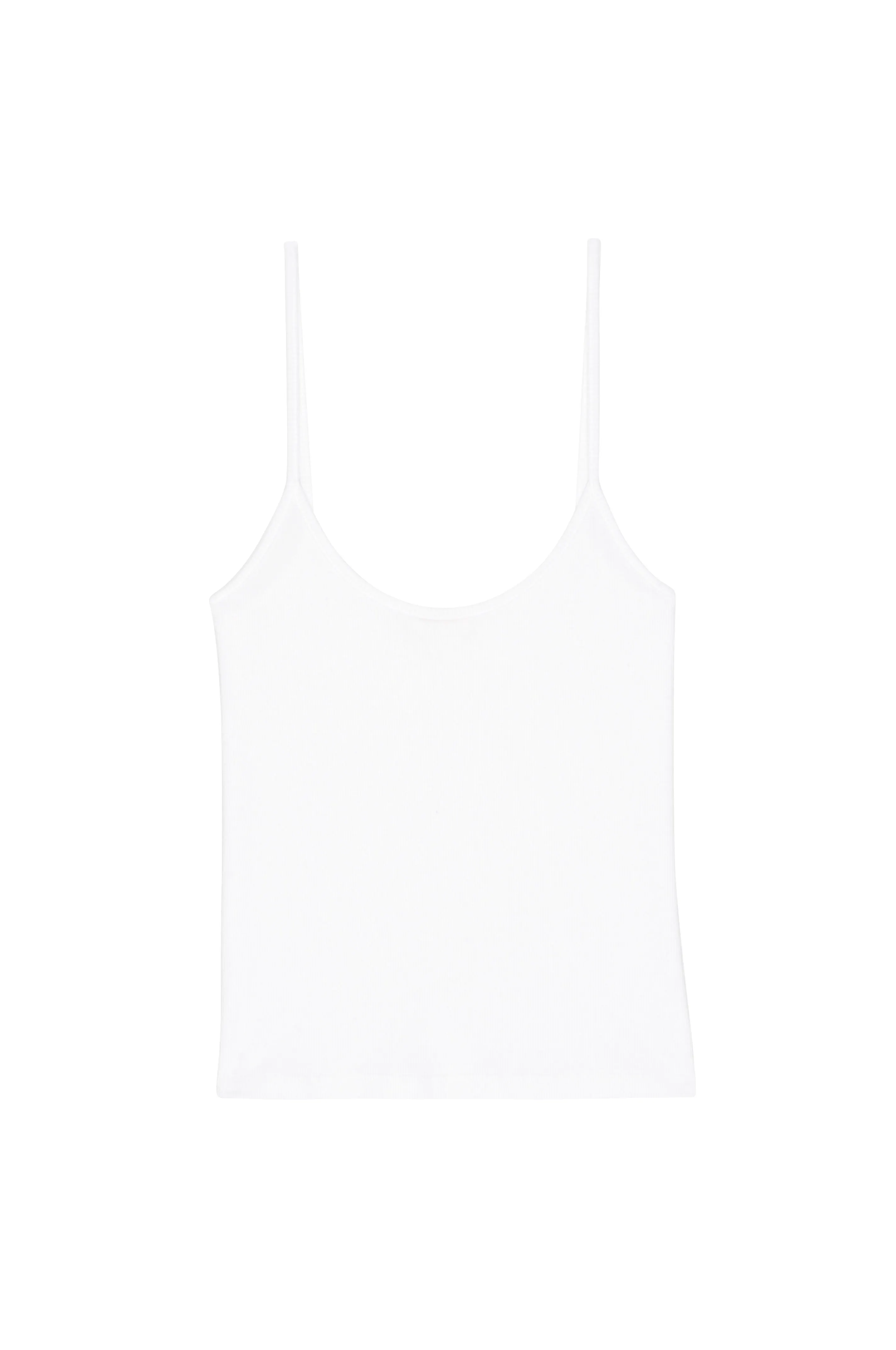 rib spaghetti tank sold by DONNI. product image thumbnail 2