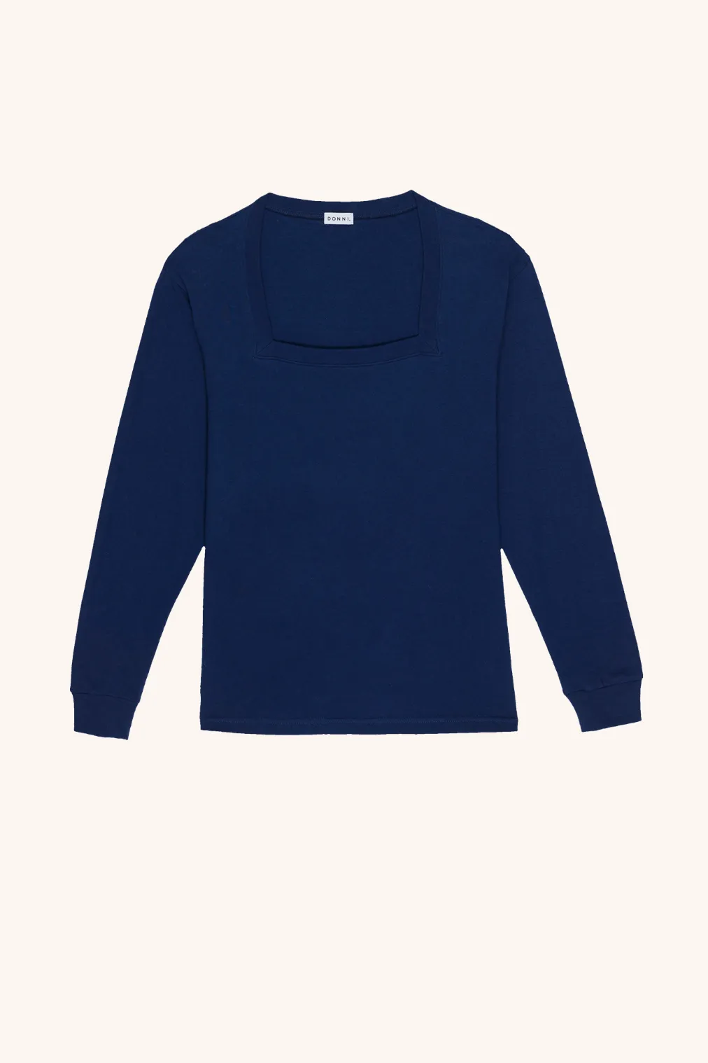 jersey square neck long sleeve sold by DONNI. product image thumbnail 2