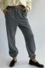 eco fleece button sweatpants sold by DONNI.