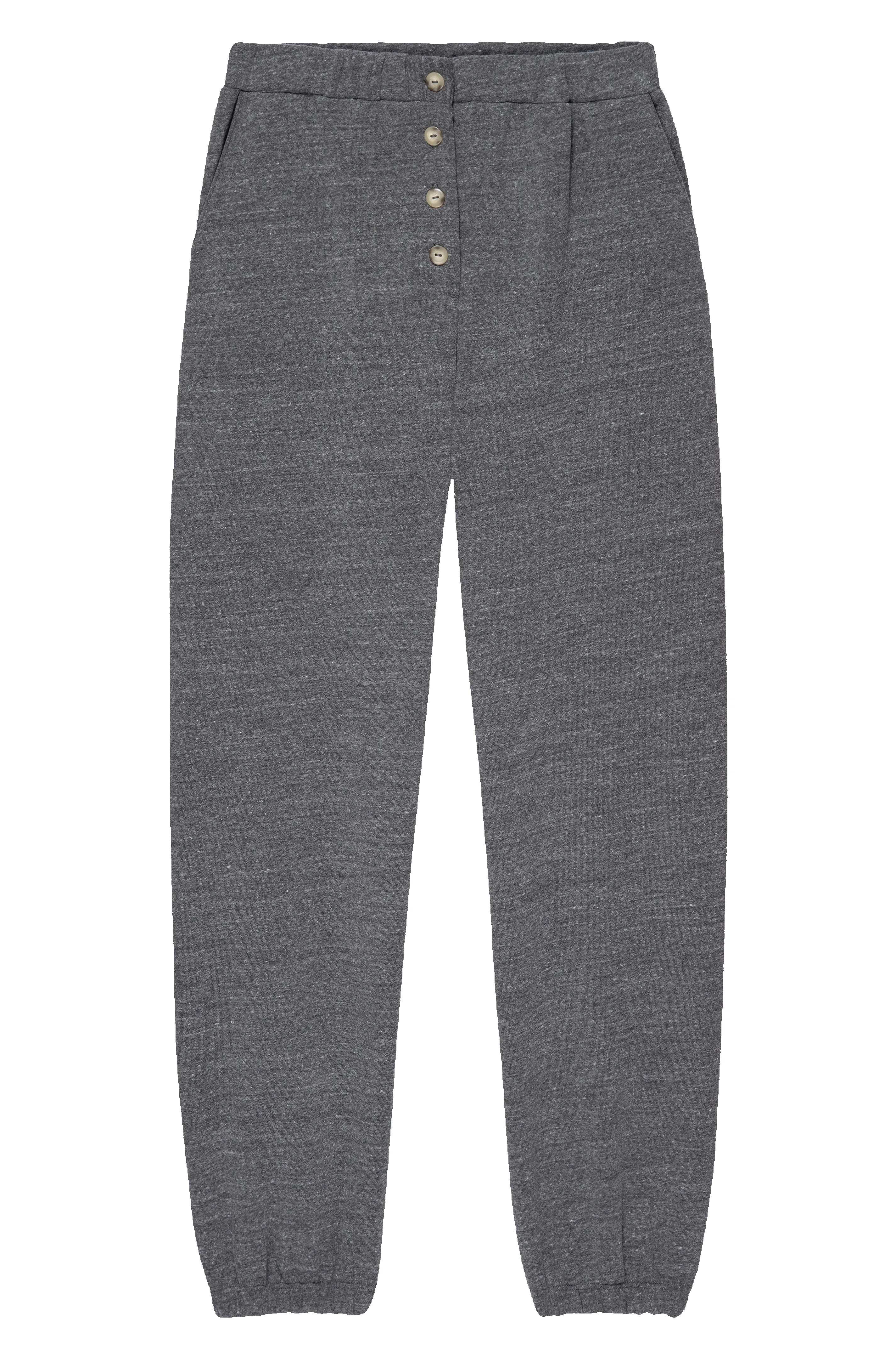 eco fleece button sweatpants sold by DONNI. product image thumbnail 2
