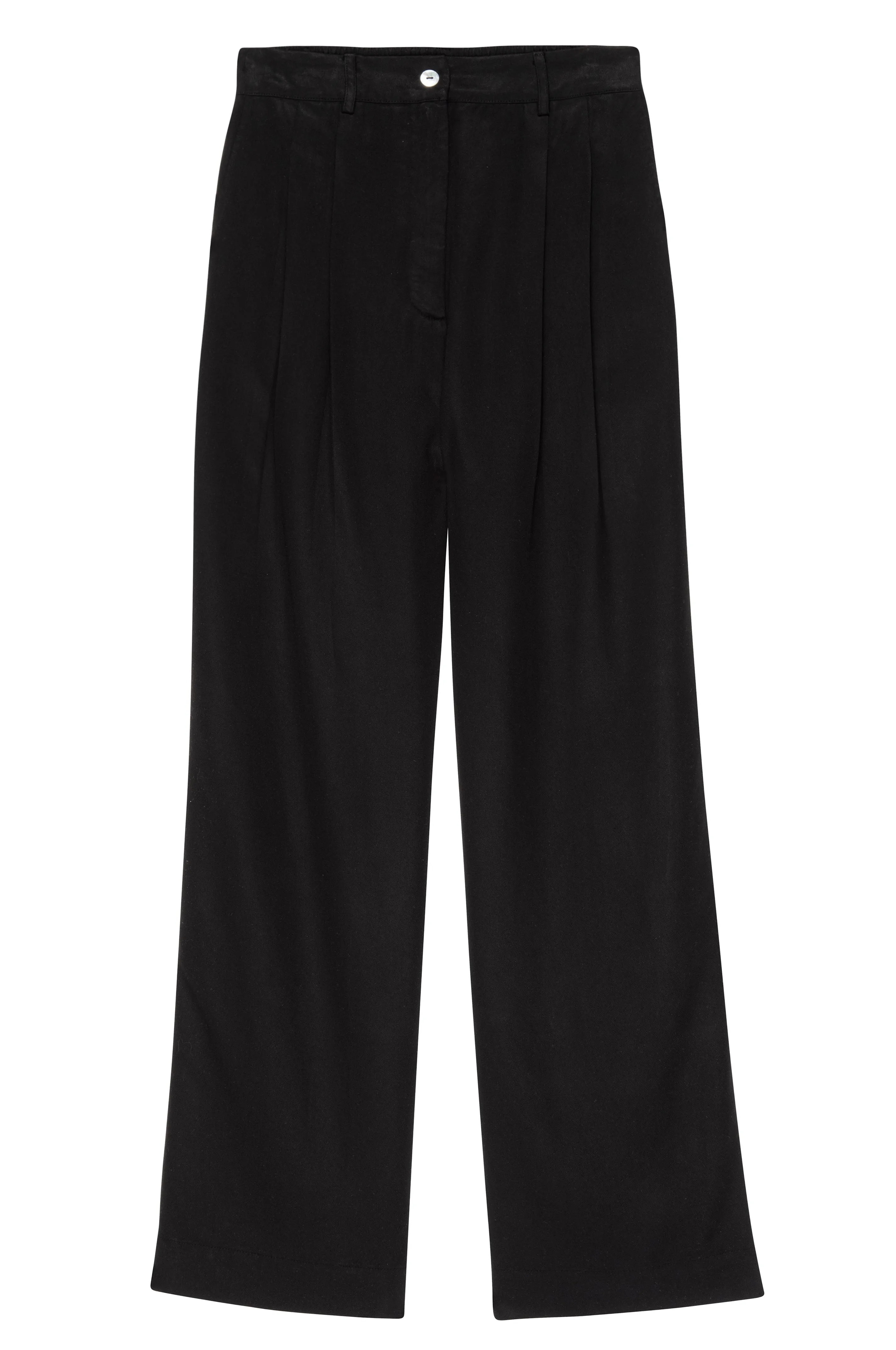 silky pleated pant sold by DONNI. product image thumbnail 2