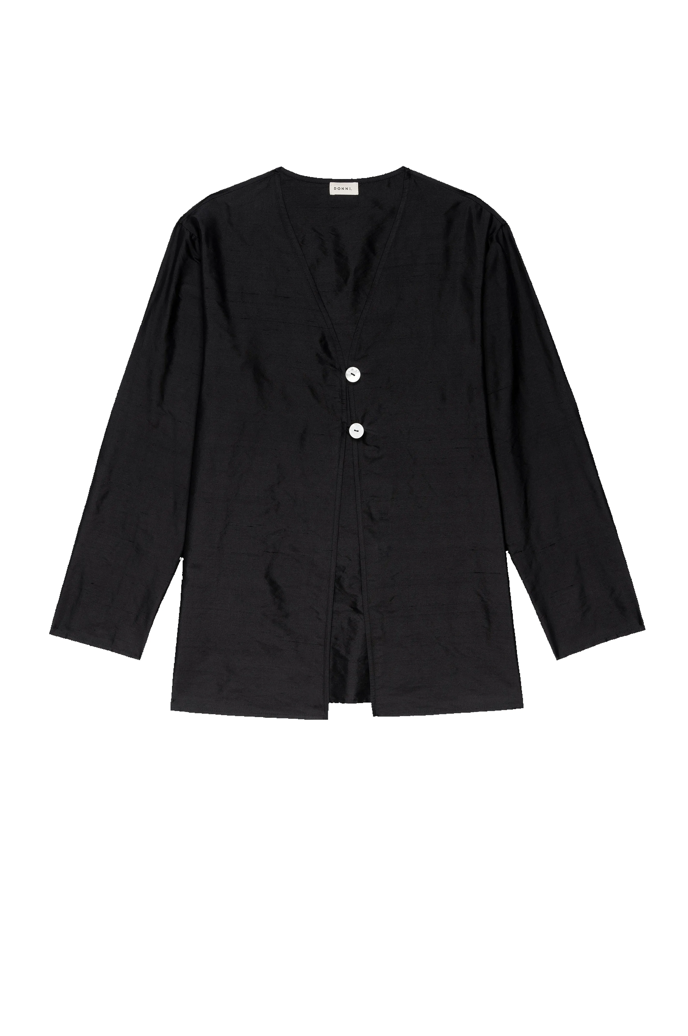 The Taffeta Split Top sold by DONNI. product image thumbnail 3