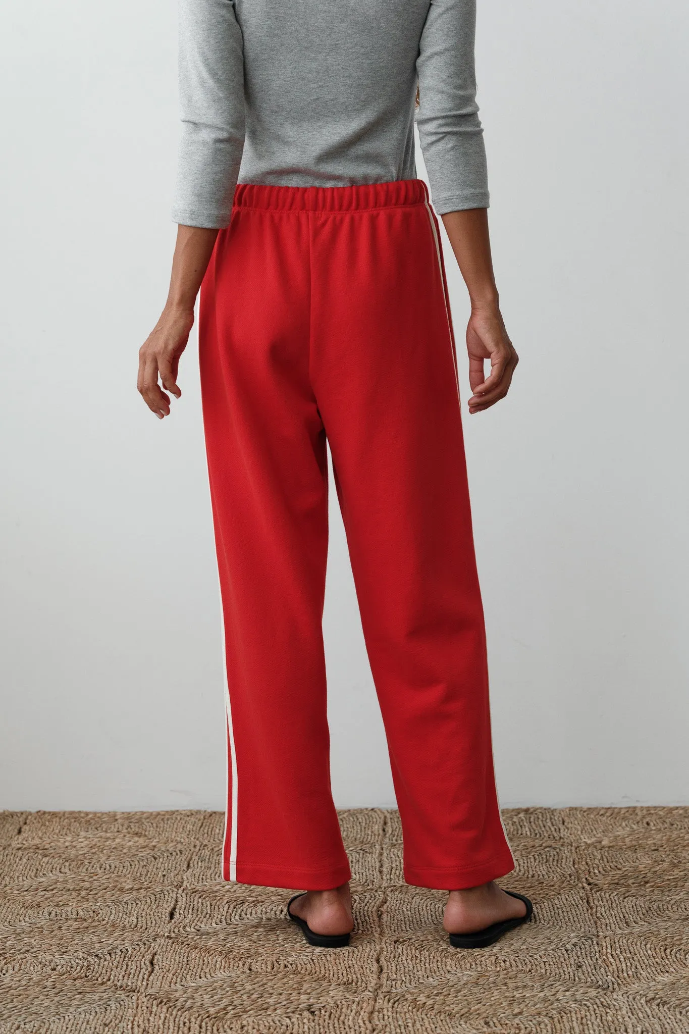 The Eco-Terry Stripe Crop Pant sold by DONNI. product image thumbnail 5