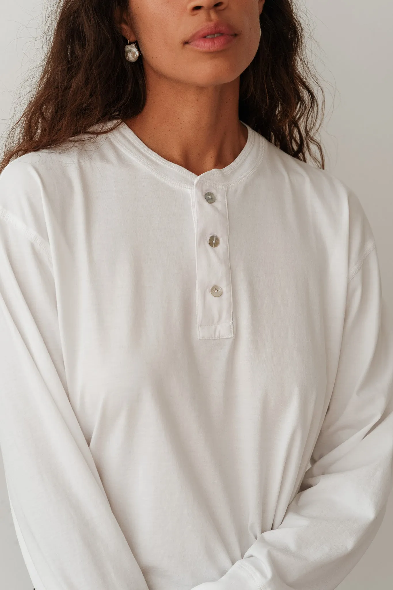 The Jersey Henley sold by DONNI. product image thumbnail 4