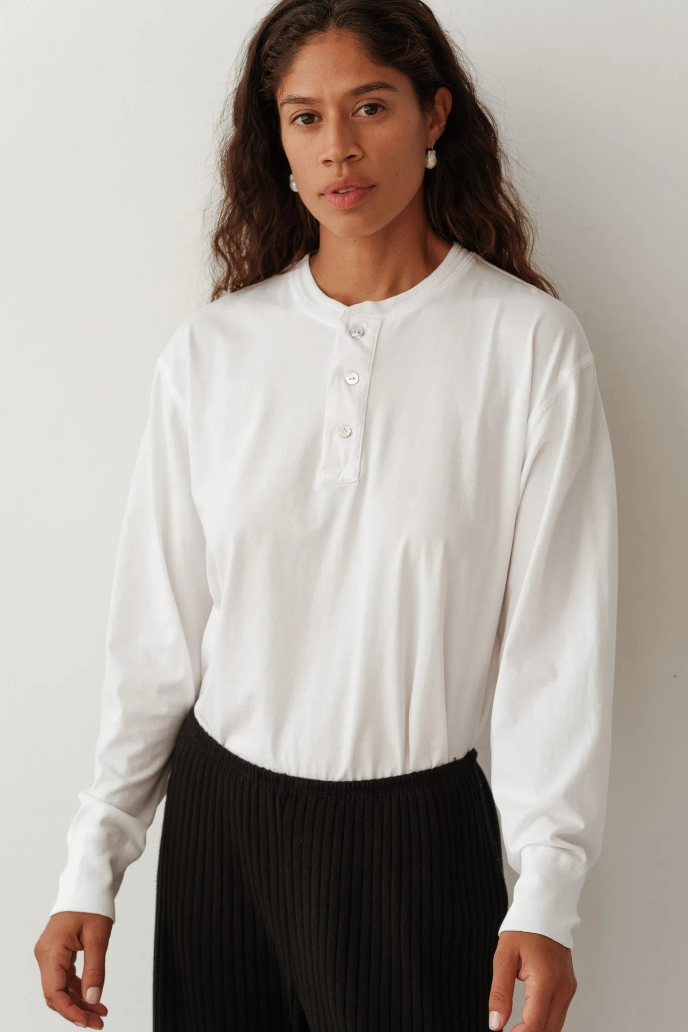 The Jersey Henley sold by DONNI. product image thumbnail 3