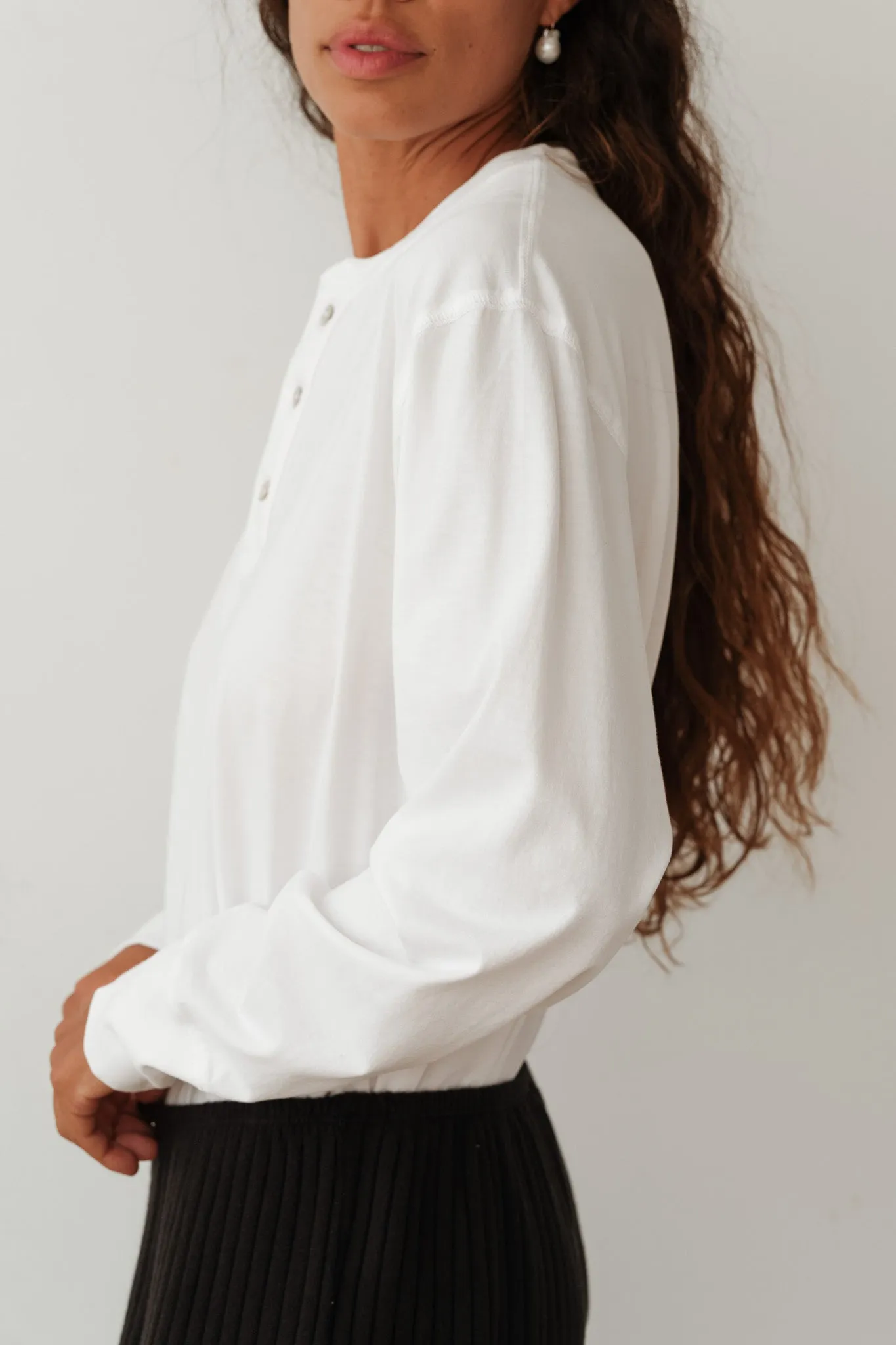 The Jersey Henley sold by DONNI. product image thumbnail 5