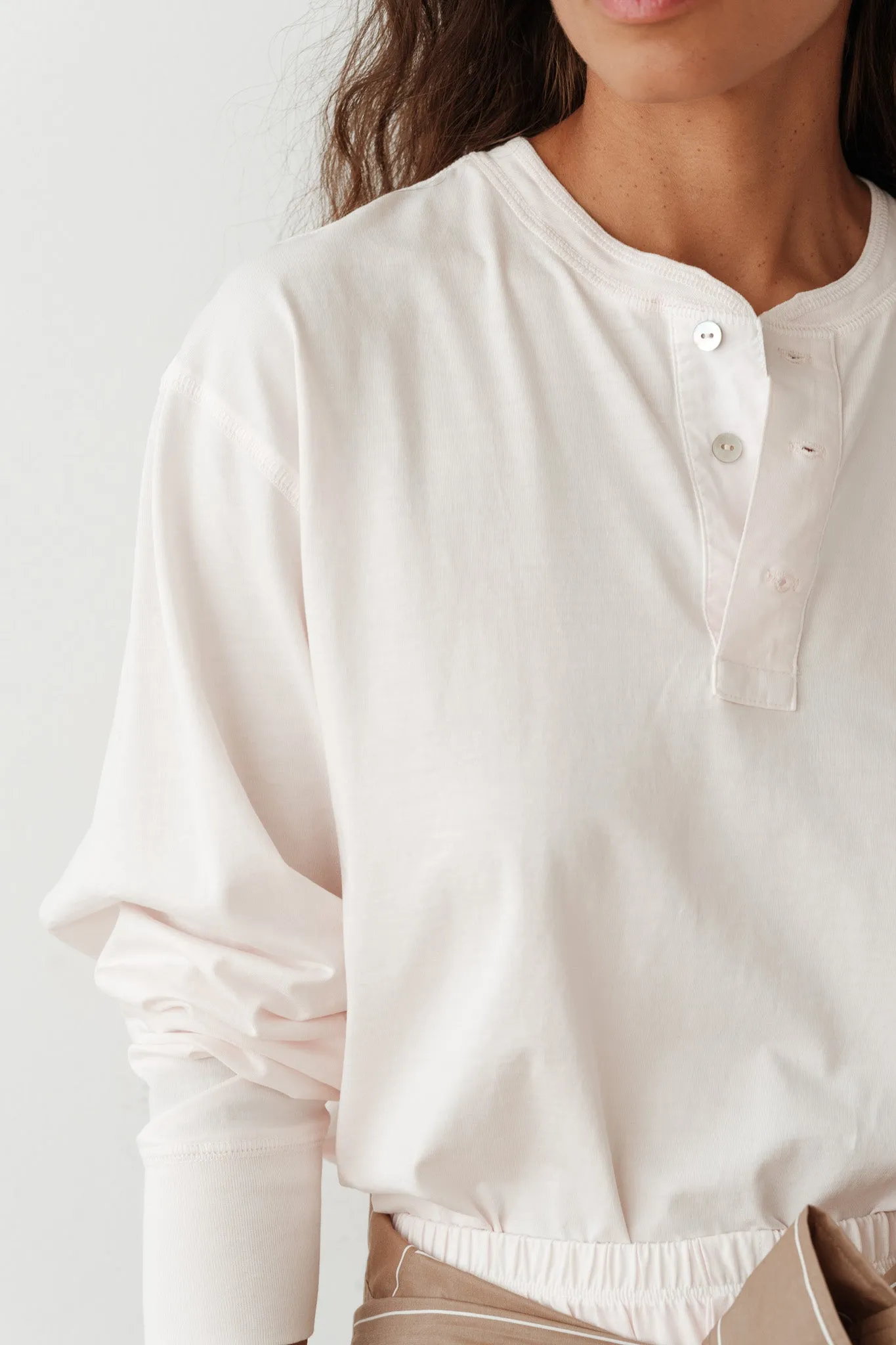 The Jersey Henley sold by DONNI. product image thumbnail 4