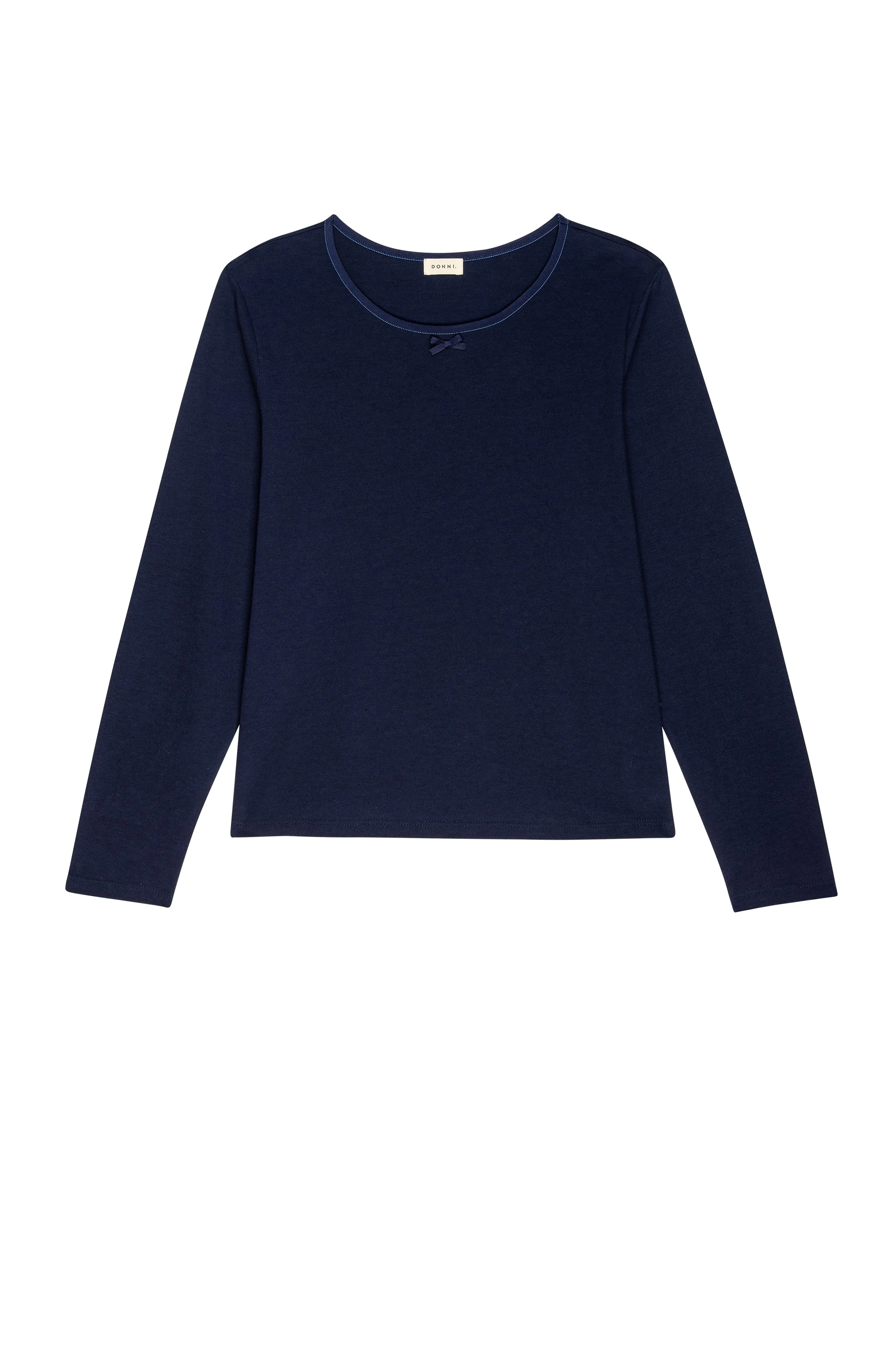 The Jersey Bow Long Sleeve sold by DONNI. product image thumbnail 2