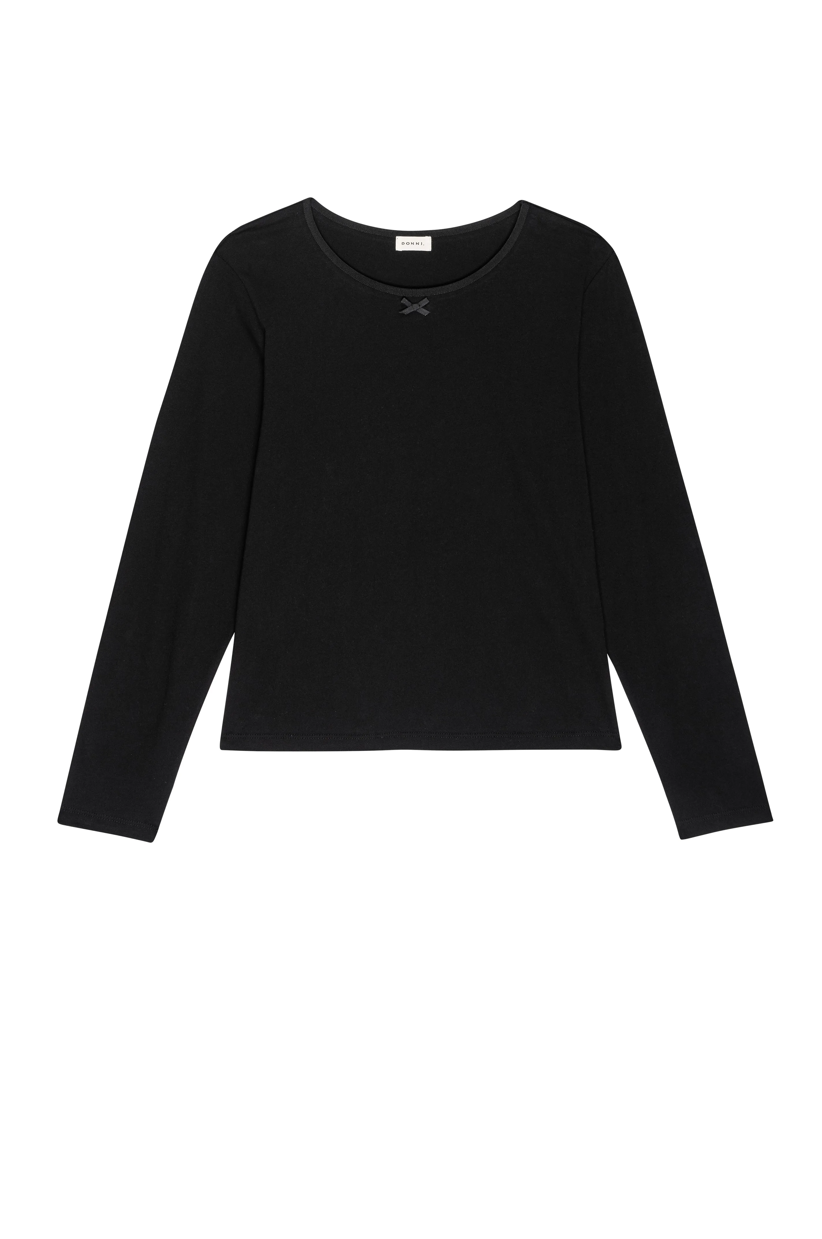 The Jersey Bow Long Sleeve sold by DONNI. product image thumbnail 2