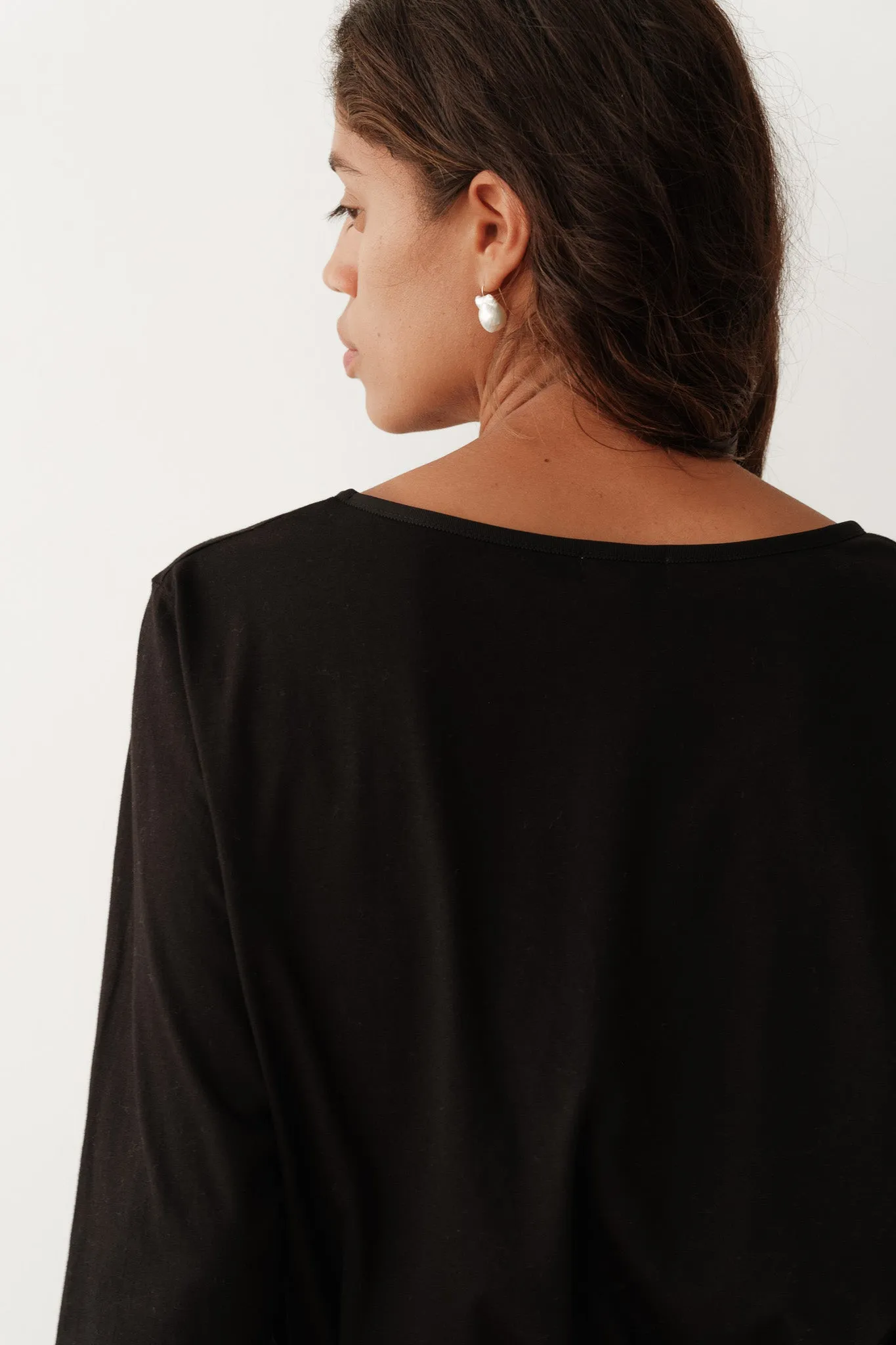 The Jersey Bow Long Sleeve sold by DONNI. product image thumbnail 4