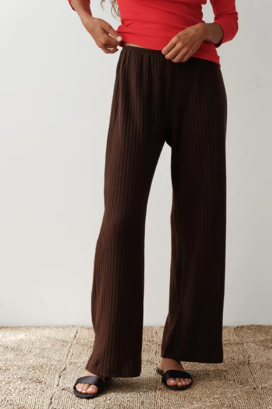 The Sweater Rib Simple Pant sold by DONNI.