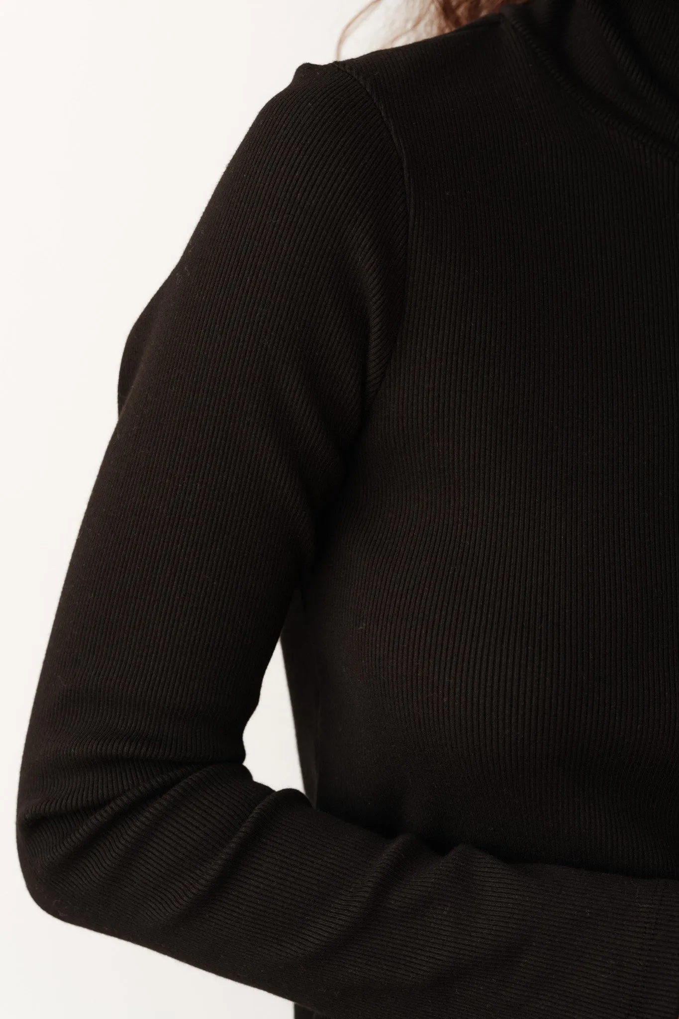 The Rib Turtleneck sold by DONNI. product image thumbnail 4