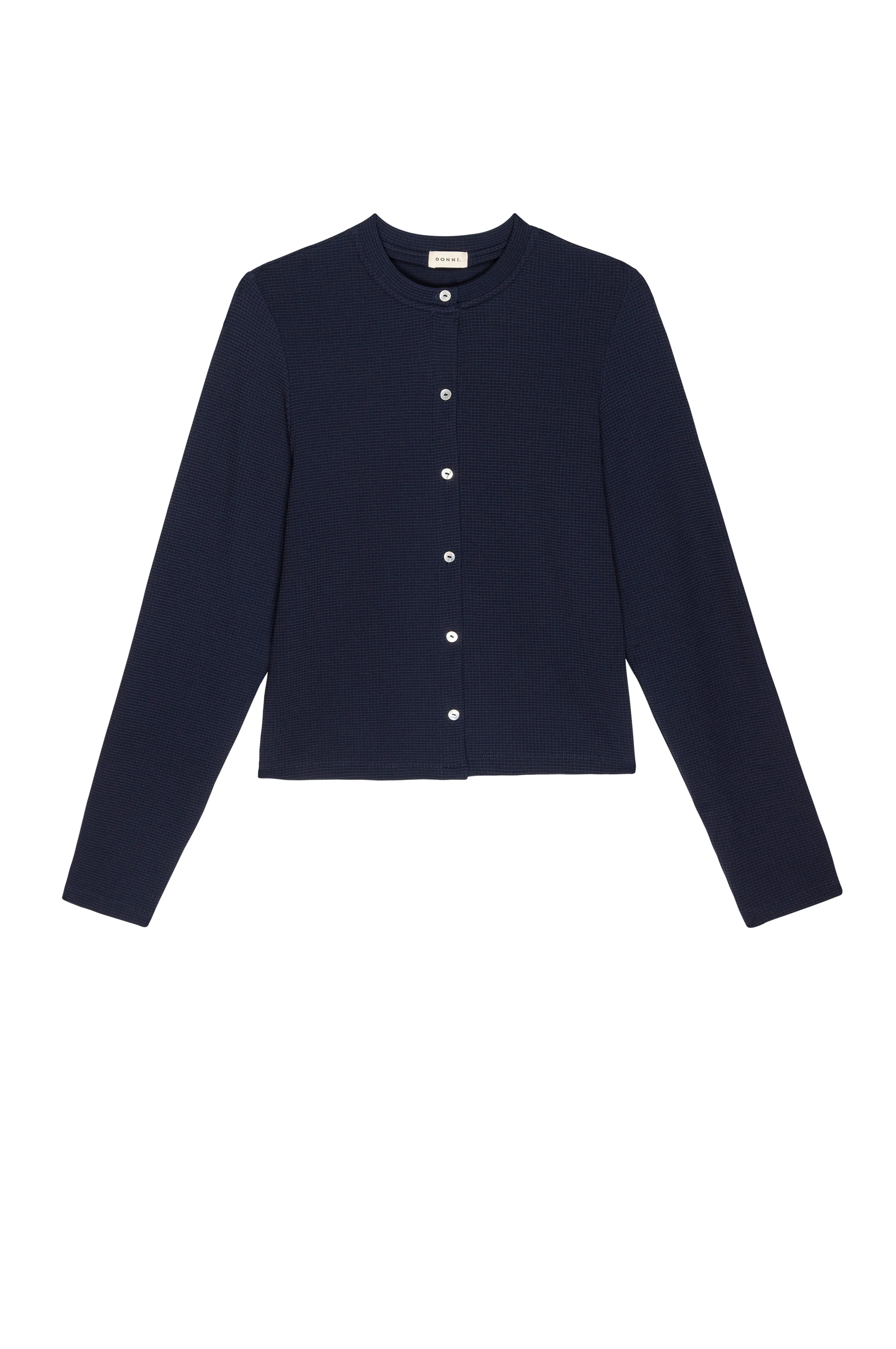 The Box Weave Stretch Cardi sold by DONNI. product image thumbnail 2