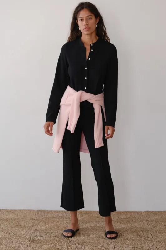 The Box Weave Stretch Kick Flare sold by DONNI.