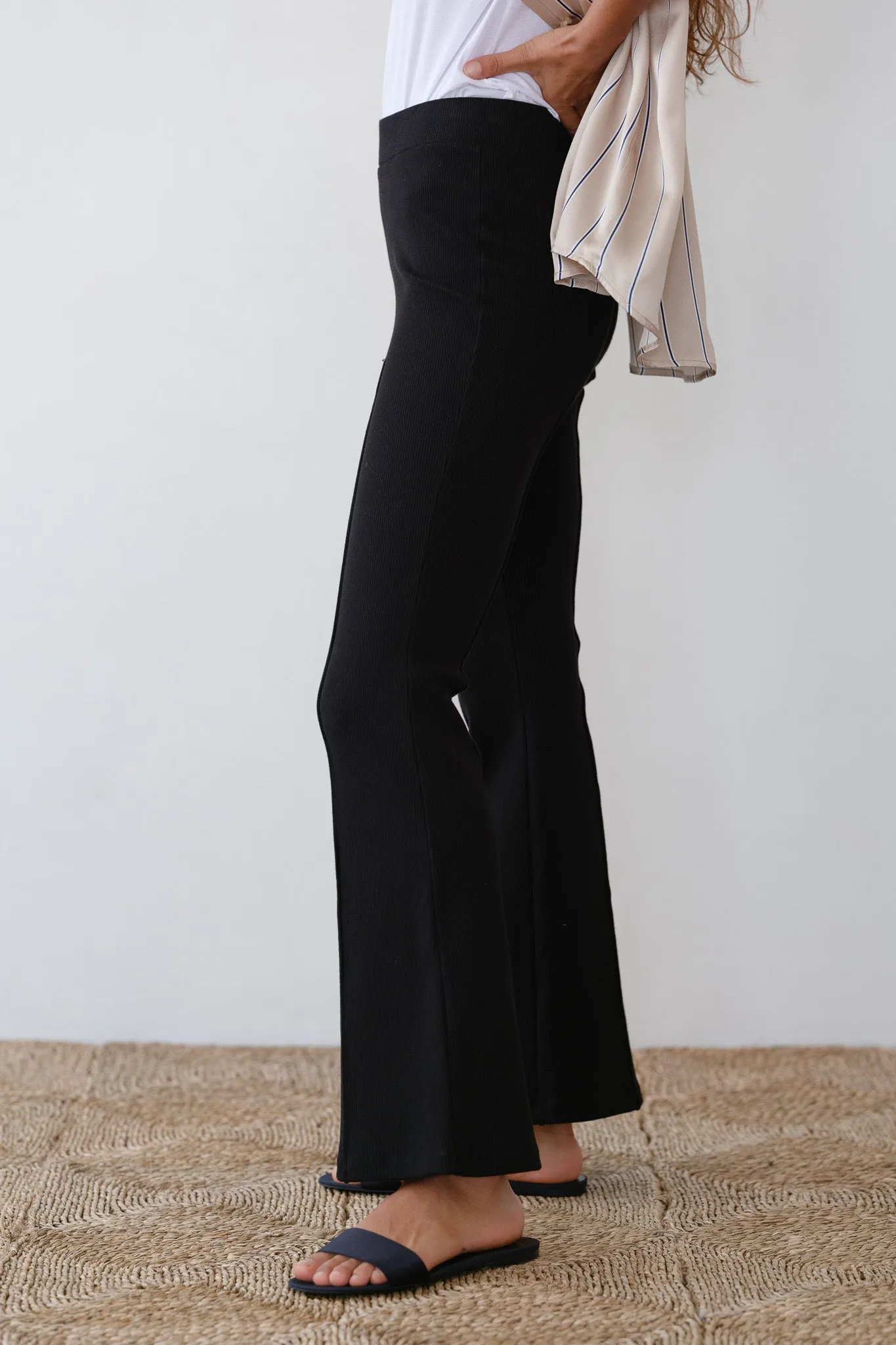 The Tall Rib Kick Flare sold by DONNI. product image thumbnail 3