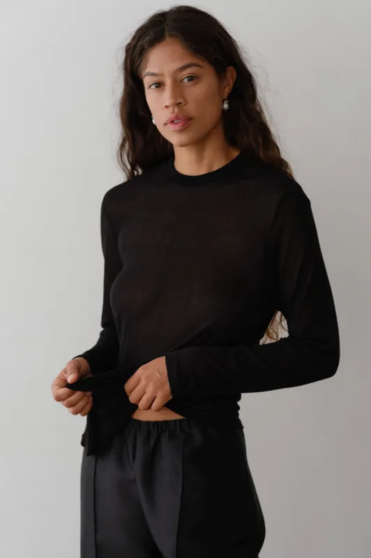 The Silk Jersey Long Sleeve sold by DONNI.