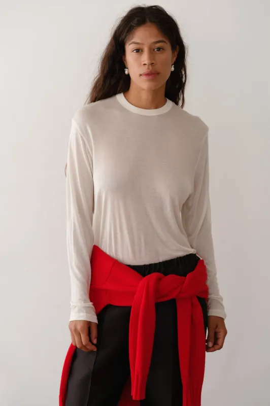 The Silk Jersey Long Sleeve sold by DONNI.