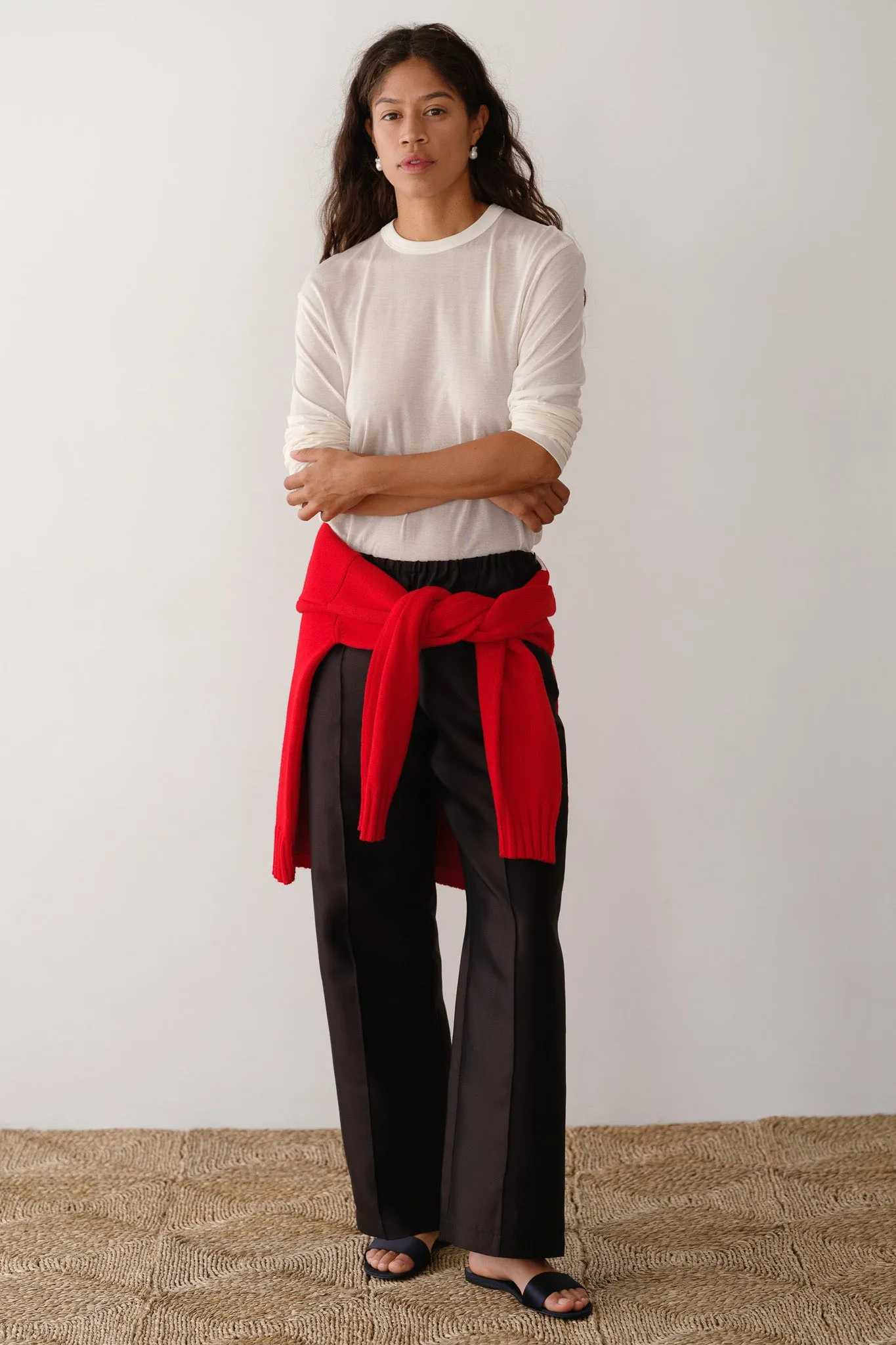 The Silk Jersey Long Sleeve sold by DONNI. product image thumbnail 5