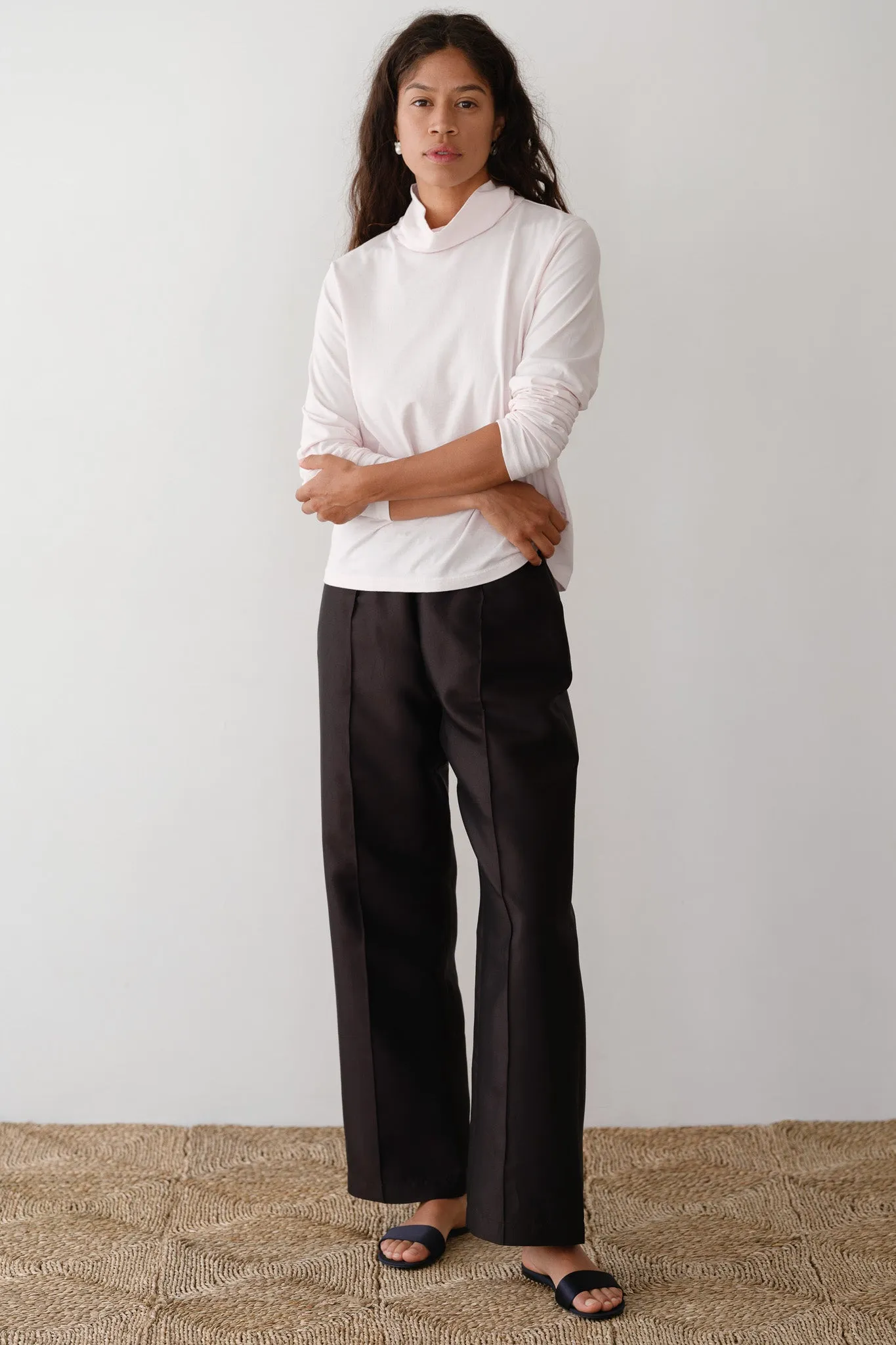 The Jersey Turtleneck sold by DONNI. product image thumbnail 5