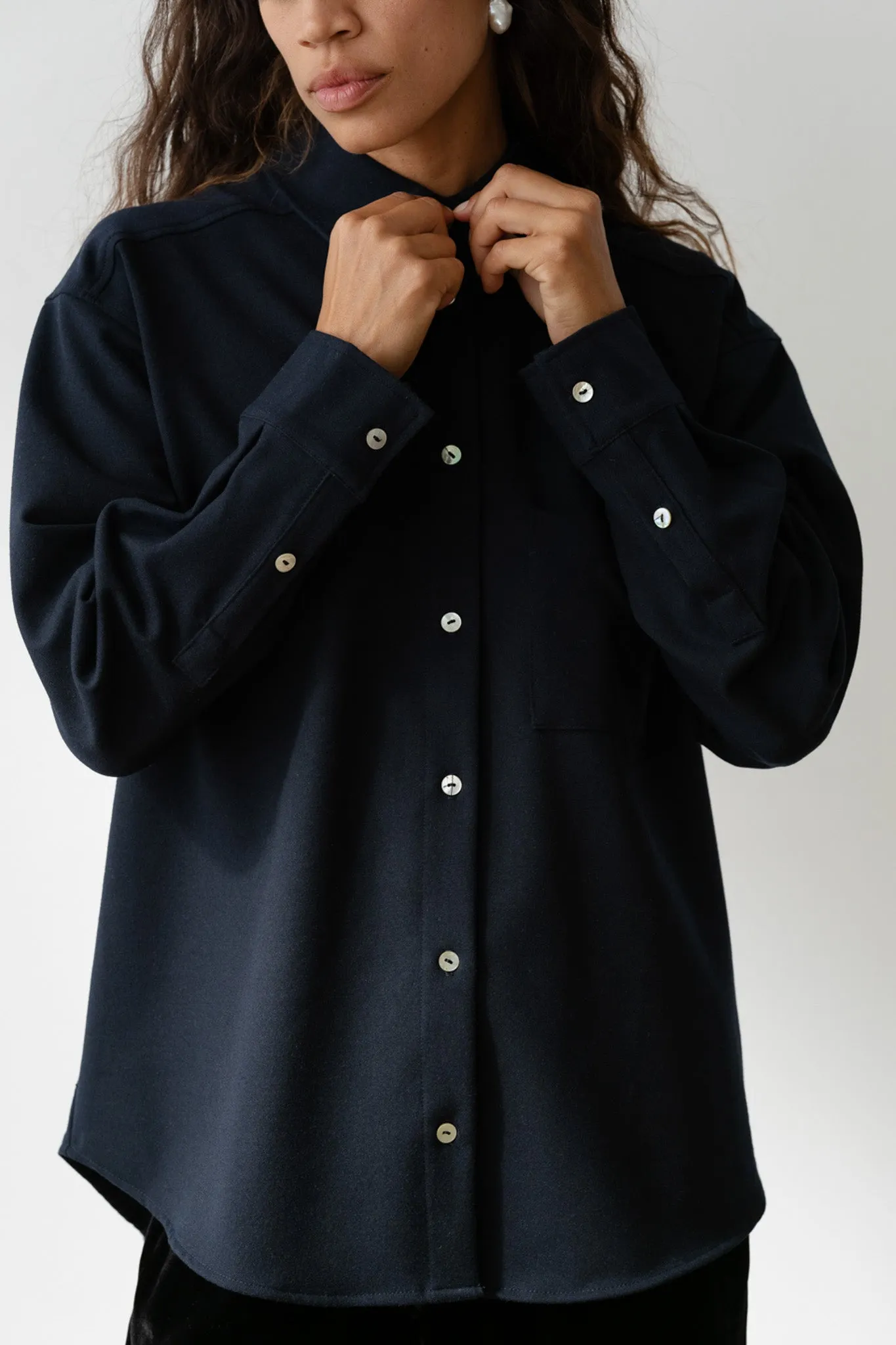 The Flannel Shirt Jacket sold by DONNI.