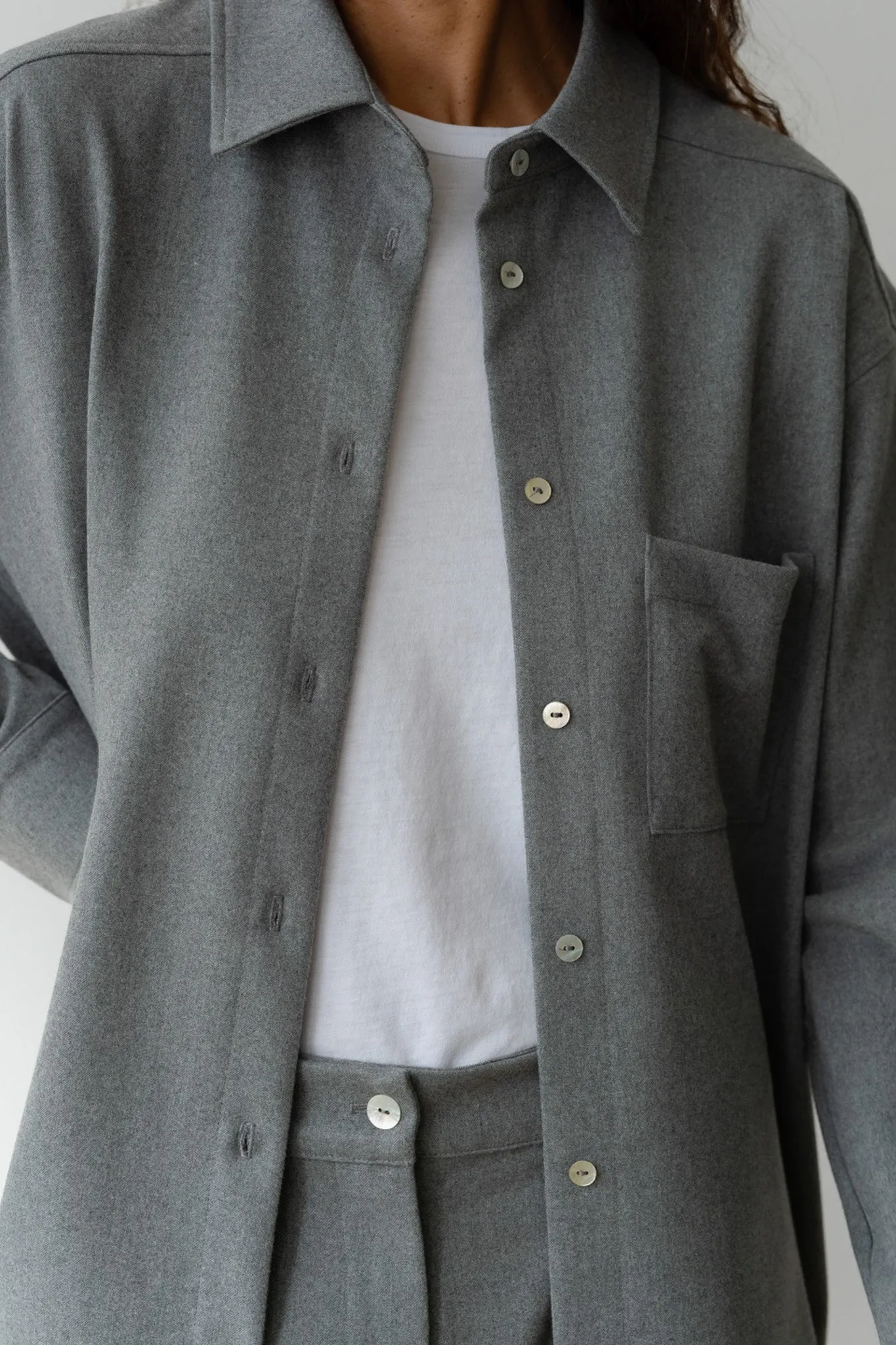 The Flannel Shirt Jacket sold by DONNI.