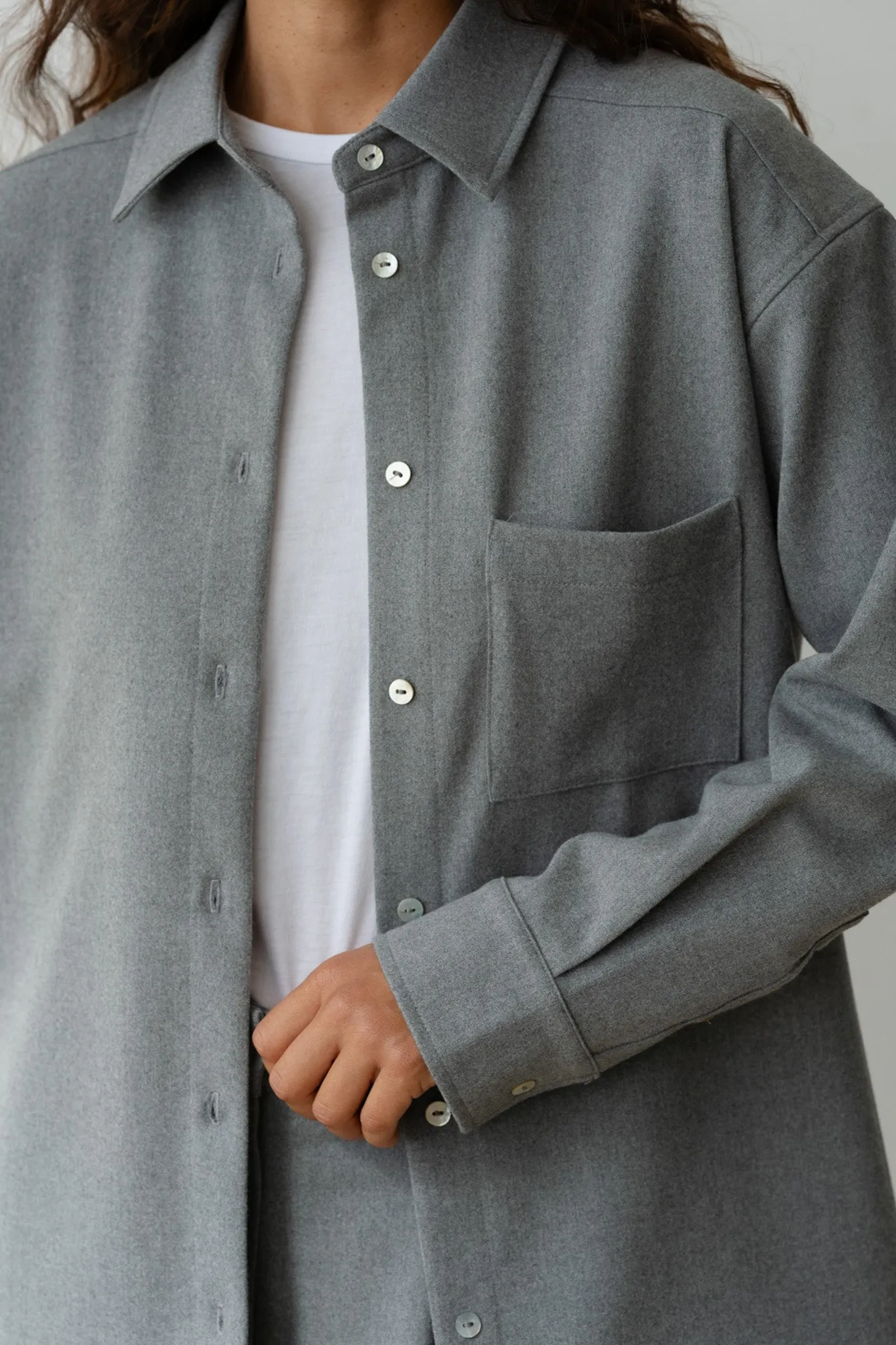 The Flannel Shirt Jacket sold by DONNI. product image thumbnail 3