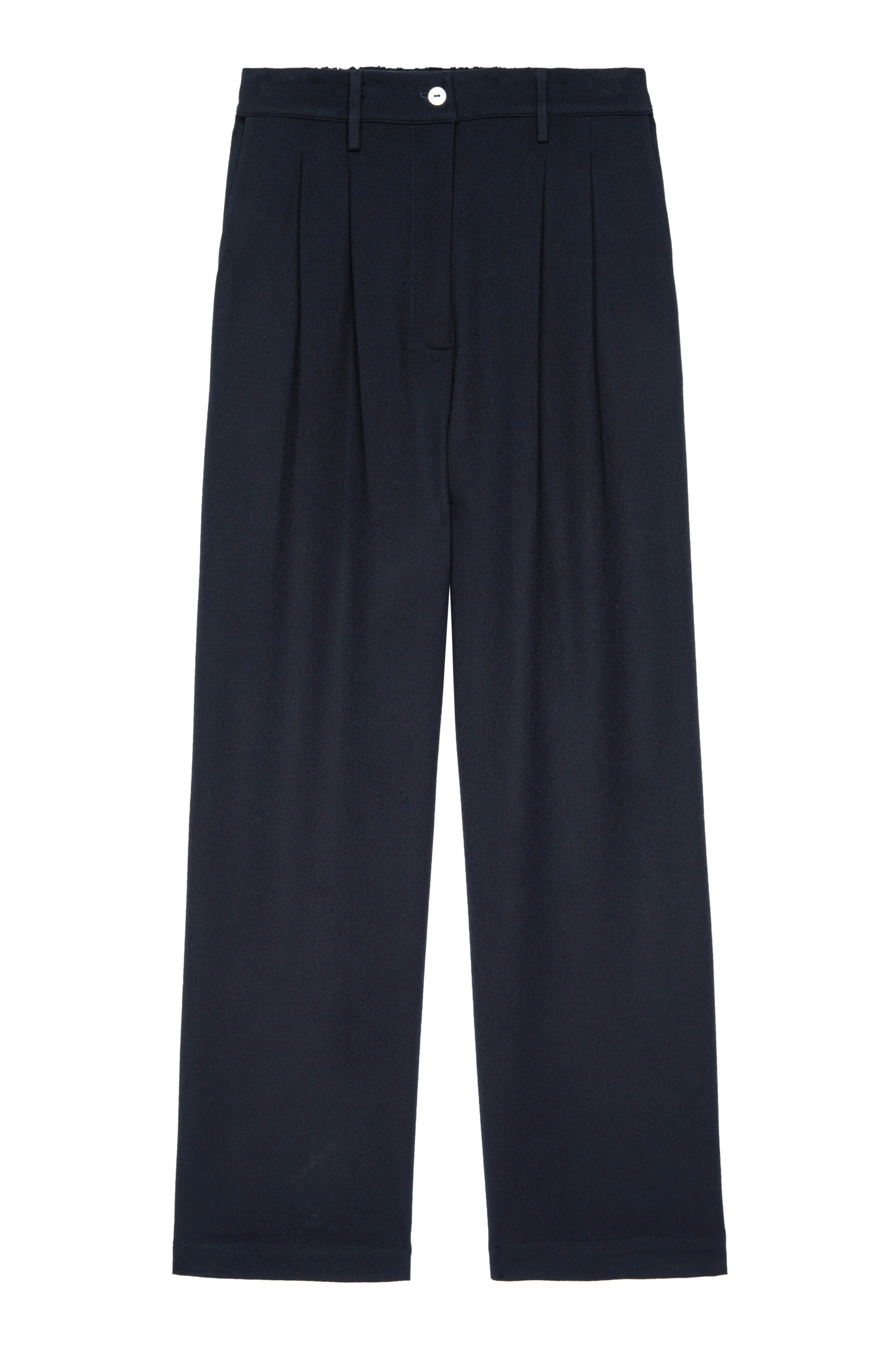 The Flannel Pleated Pant sold by DONNI. product image thumbnail 2