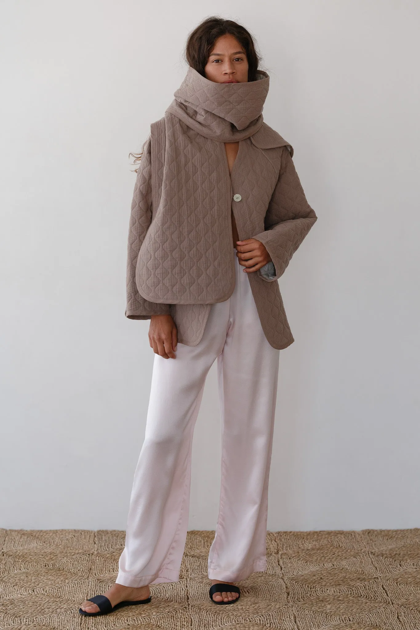 The Quilted Scarf sold by DONNI. product image thumbnail 4