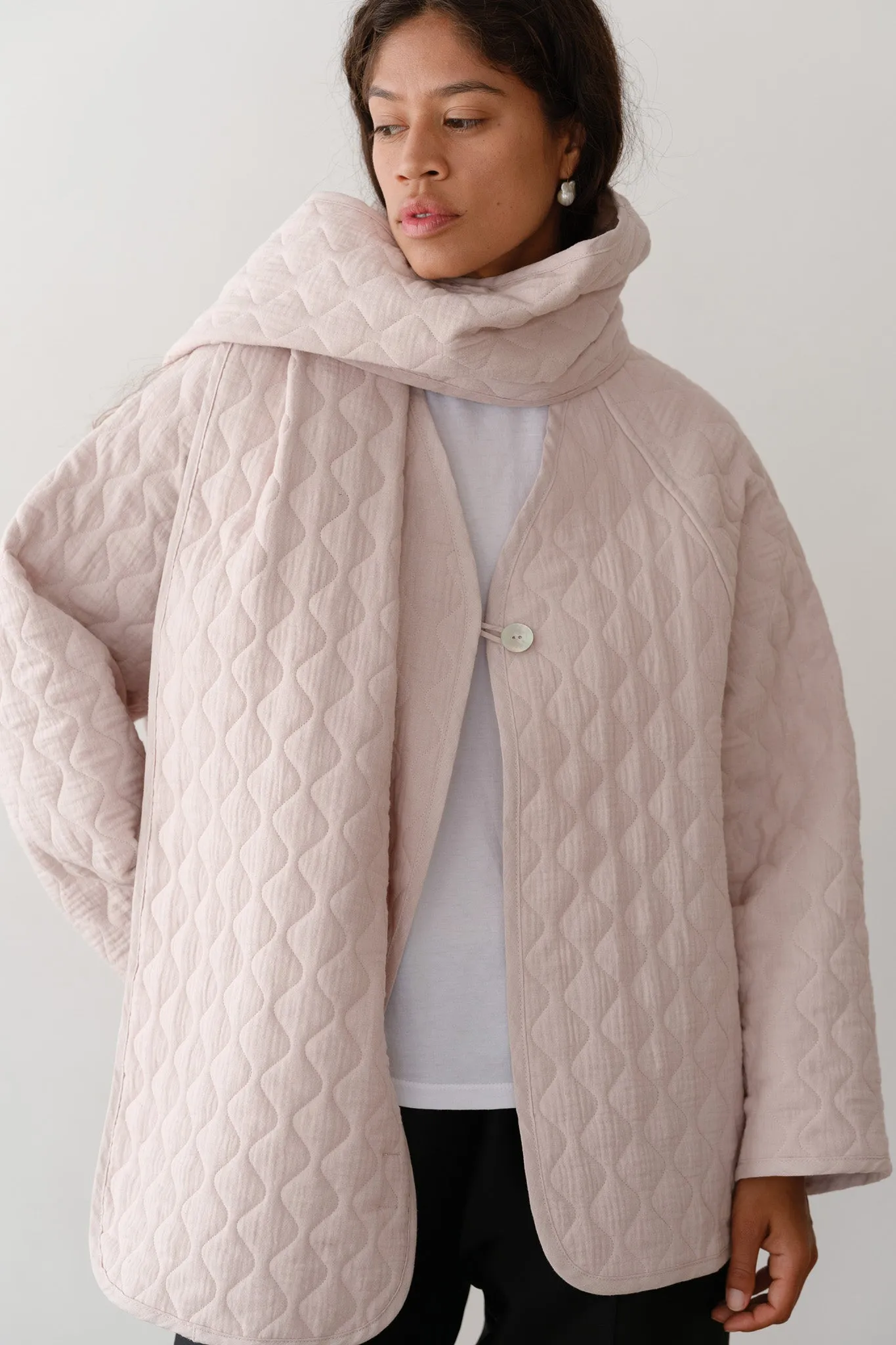 The Quilted Scarf sold by DONNI.