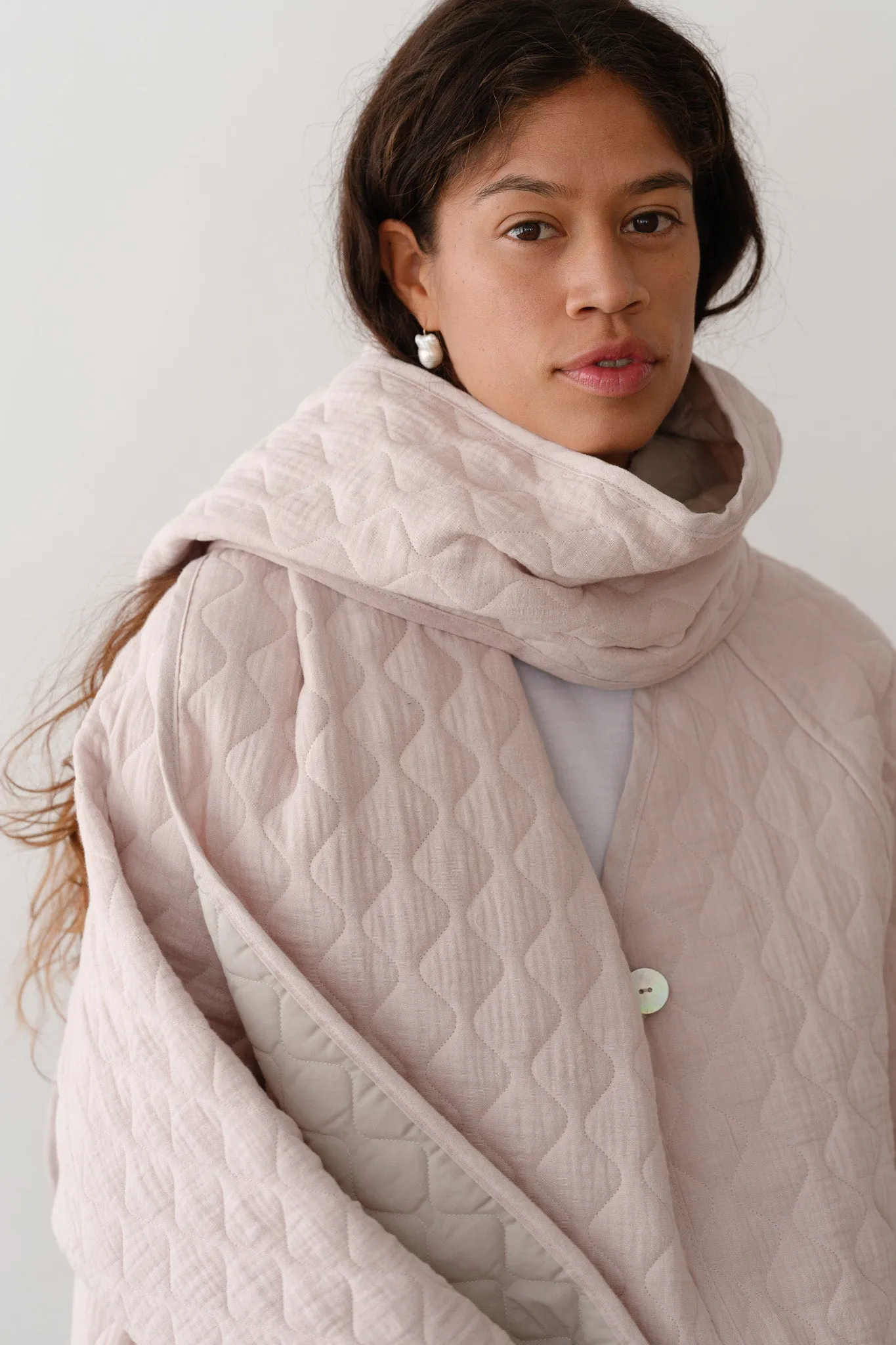 The Quilted Scarf sold by DONNI. product image thumbnail 4