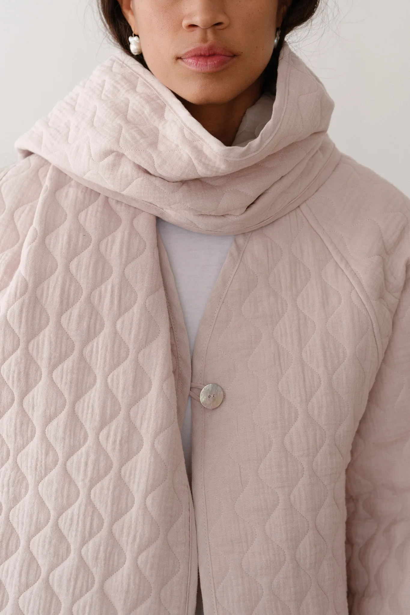 The Quilted Scarf sold by DONNI. product image thumbnail 3