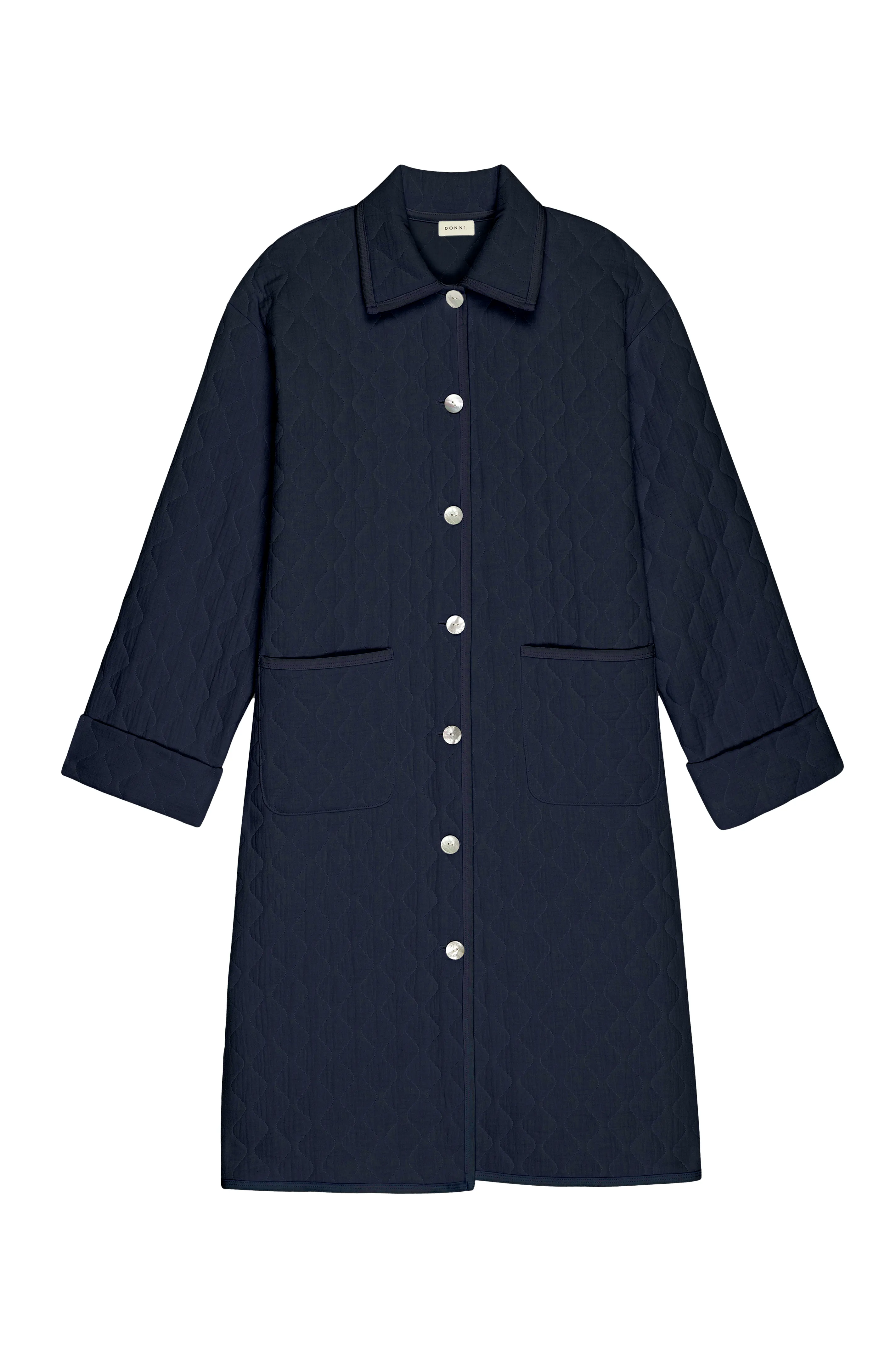 The Quilted Coat sold by DONNI. product image thumbnail 2